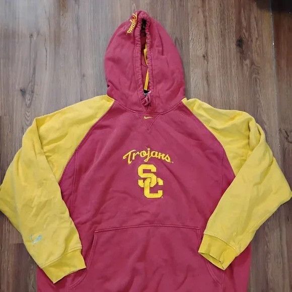 Nike Vintage Nike Mid Swoosh USC Trojans Hoodie Sweatshirt Size US XXL / EU 58 / 5 - 4 Thumbnail