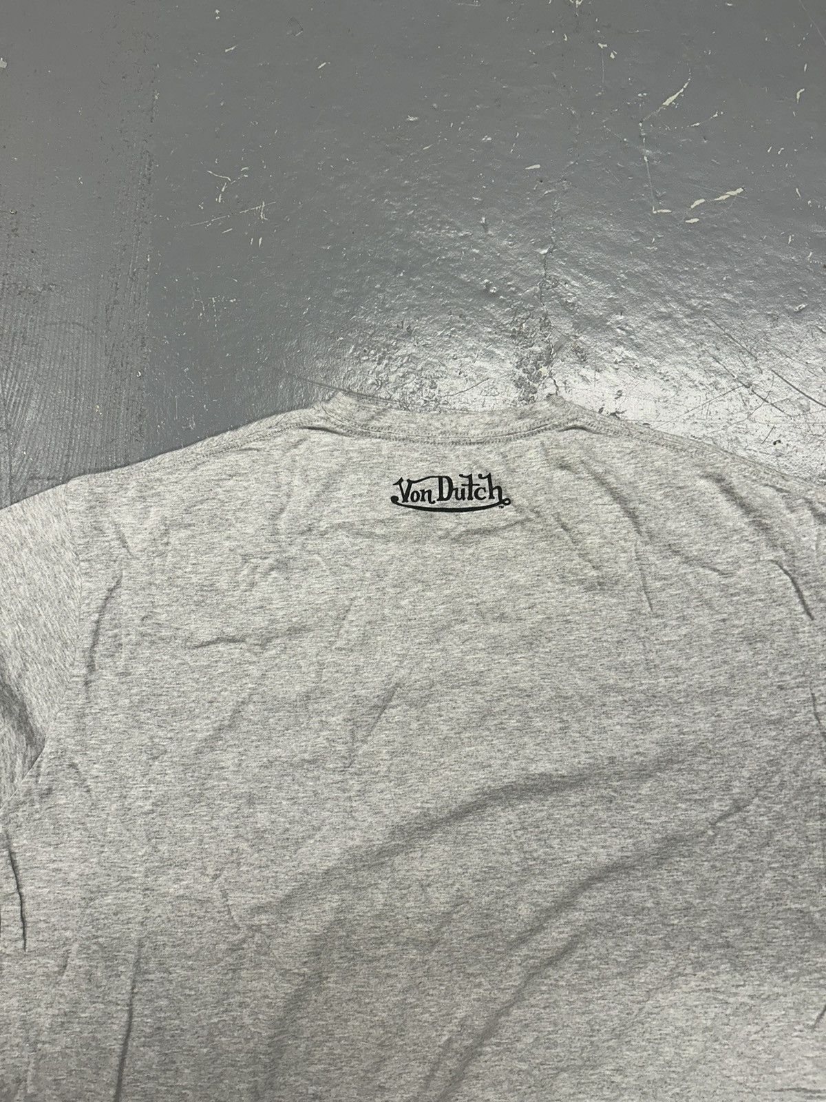 Vintage × Von Dutch Crazy Vintage Y2K Essential Grey Von Dutch Graphic Tee Shirt Size US XXL / EU 58 / 5 - 2 Thumbnail
