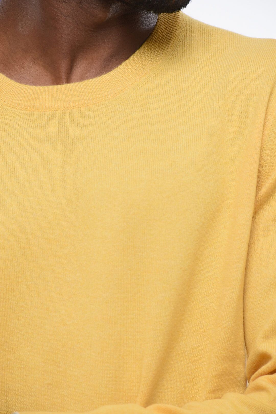 Brunello Cucinelli og1mm0725 Crewneck Pure Cashmere Sweater in Yellow Size US S / EU 44-46 / 1 - 3 Thumbnail