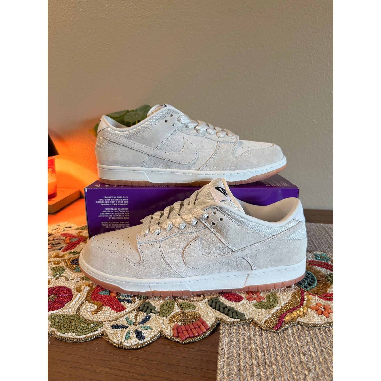 Nike Nike SB Dunk Low Pro B Pale Ivory Sail Parachute Beige ISO Size US 15 / EU 48 - 1 Thumbnail
