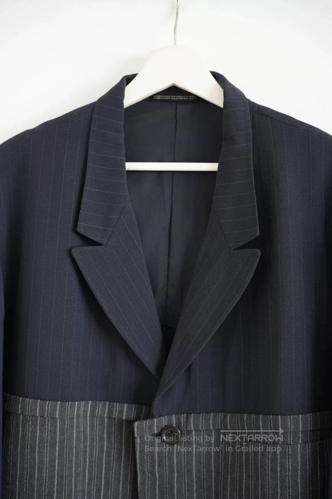 Yohji Yamamoto yohji yamamoto striped wool suit jacket. Size US M / EU 48-50 / 2 - 3 Thumbnail