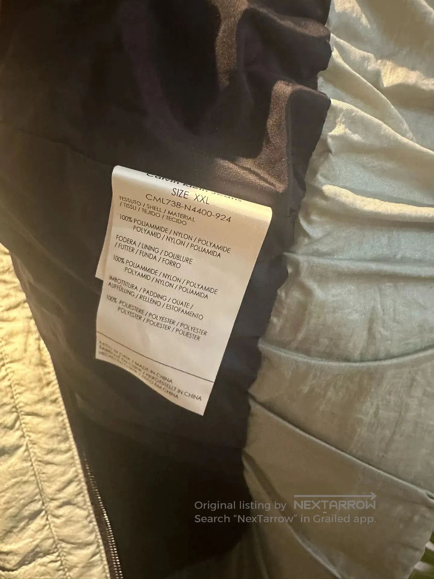 Balenciaga CK Jeans Wrinkled Jacket in XXL Size. Size US XXL / EU 58 / 5 - 4 Thumbnail