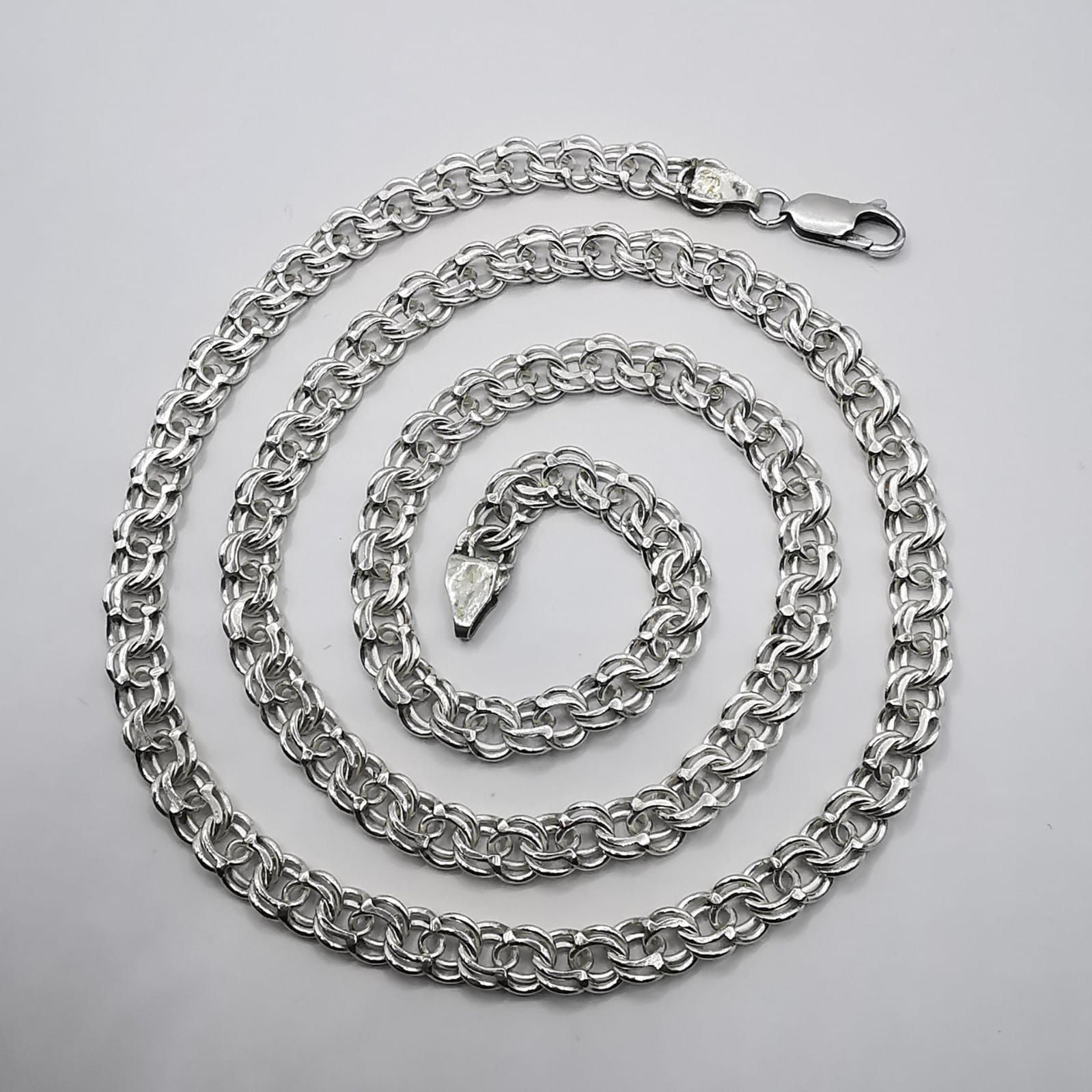Sterling Silver Vintage Chain, Jewelry , 925 Sterling Silver 31,49g Size ONE SIZE - 1 Thumbnail