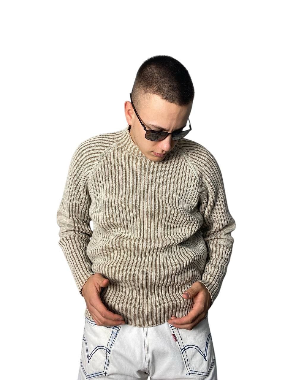 Japanese Brand DIESEL style! Knit Japanese Distressed Sweater Size US L / EU 52-54 / 3 - 1 Thumbnail