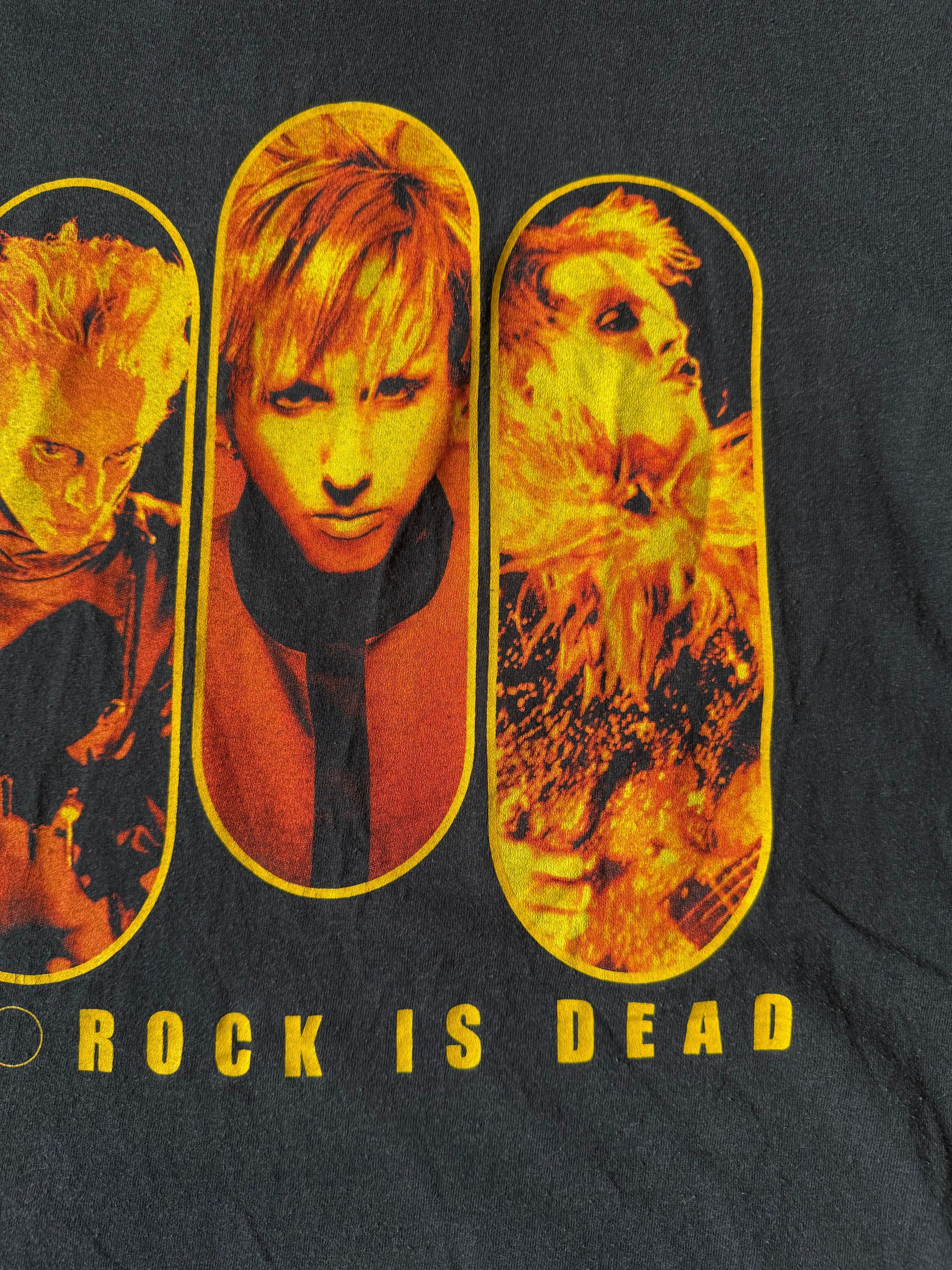 Vintage Marilyn Manson Rock is Dead Vintage Tee 1999 Size US L / EU 52-54 / 3 - 3 Thumbnail