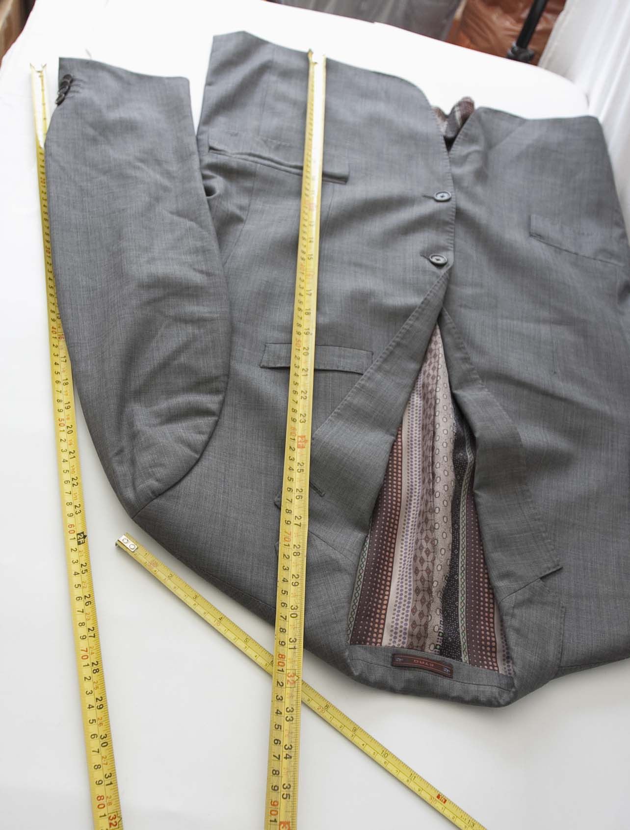 Etro Etro Milano Jacket Sport Coat Size 56 /44US Gray Wool Size 44R - 8 Thumbnail