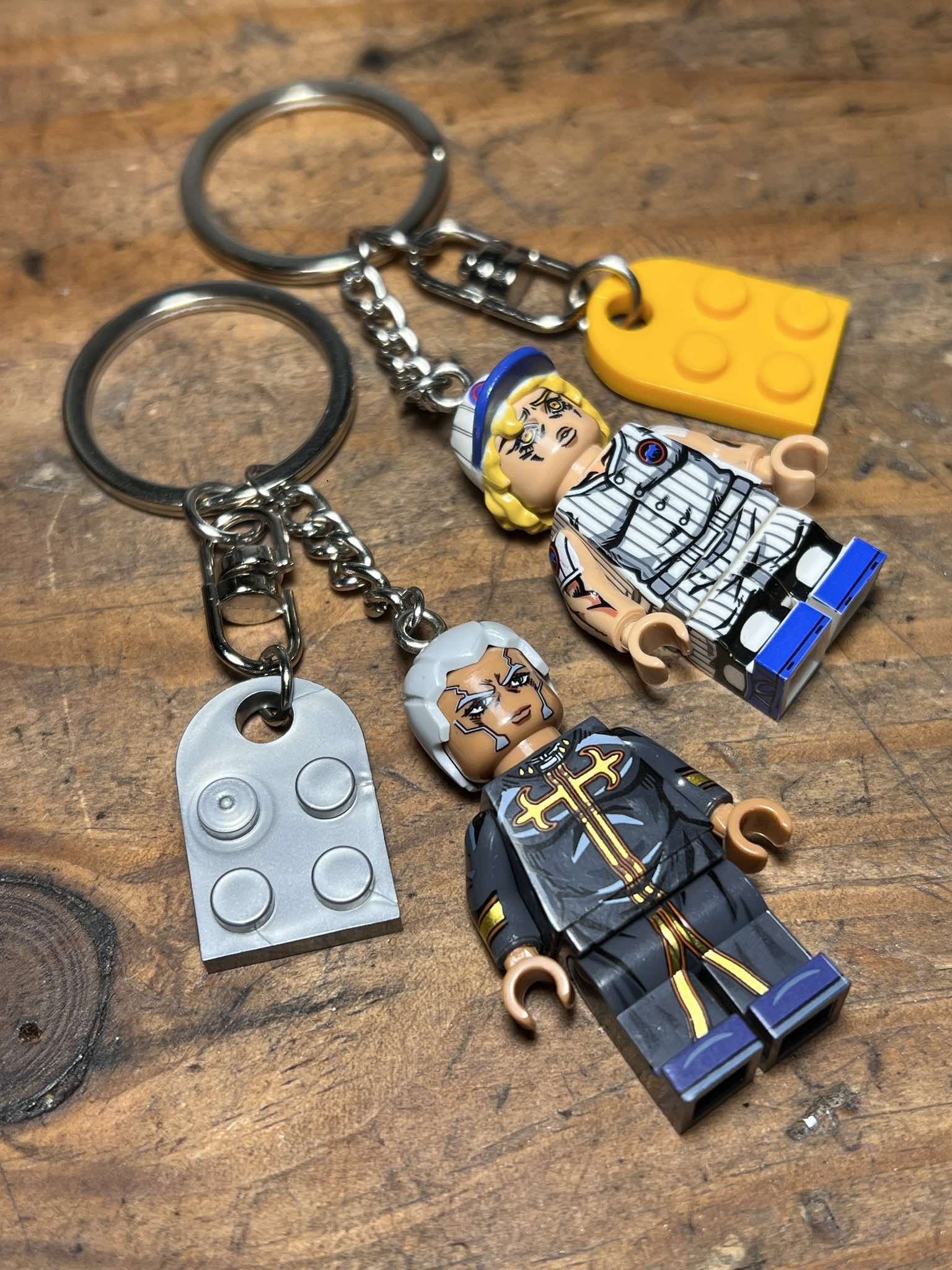Anime Jojo Pucci Emporio anime mini figurine keychain keyring Size ONE SIZE - 3 Thumbnail