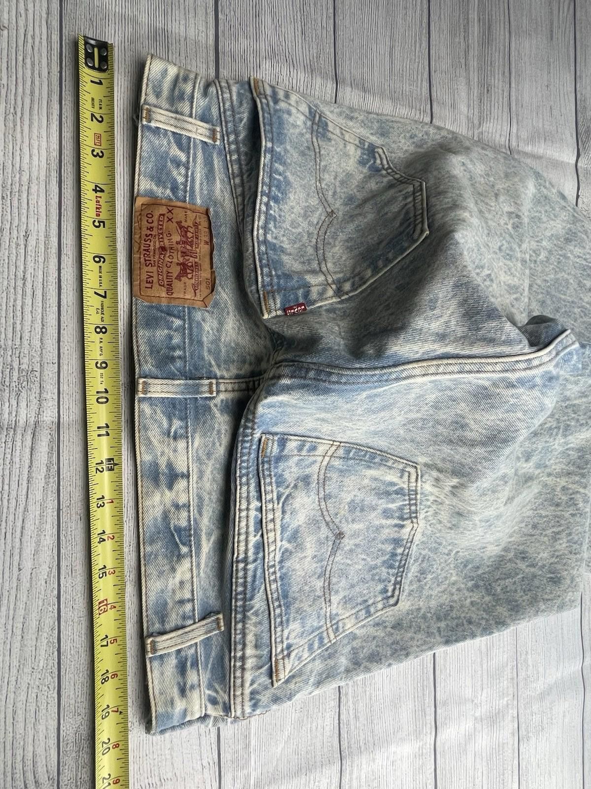 Levi's Vintage Levis 501 Acid Wash Jeans USA Made Men 38x30 Custom Size US 38 / EU 54 - 6 Thumbnail