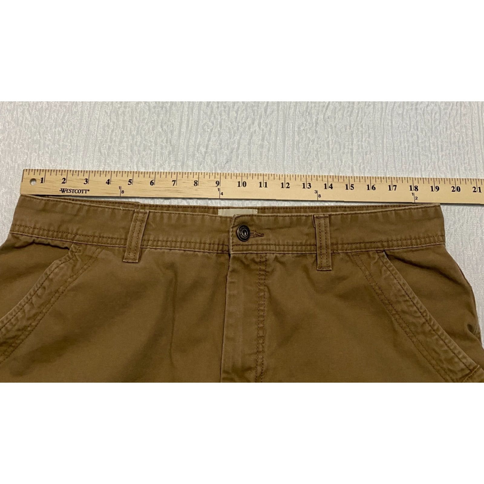 Vintage Field & Stream Carpenter Pants Men's 38×30 Brown Relaxed Straight Pants Size US 38 / EU 54 - 7 Thumbnail
