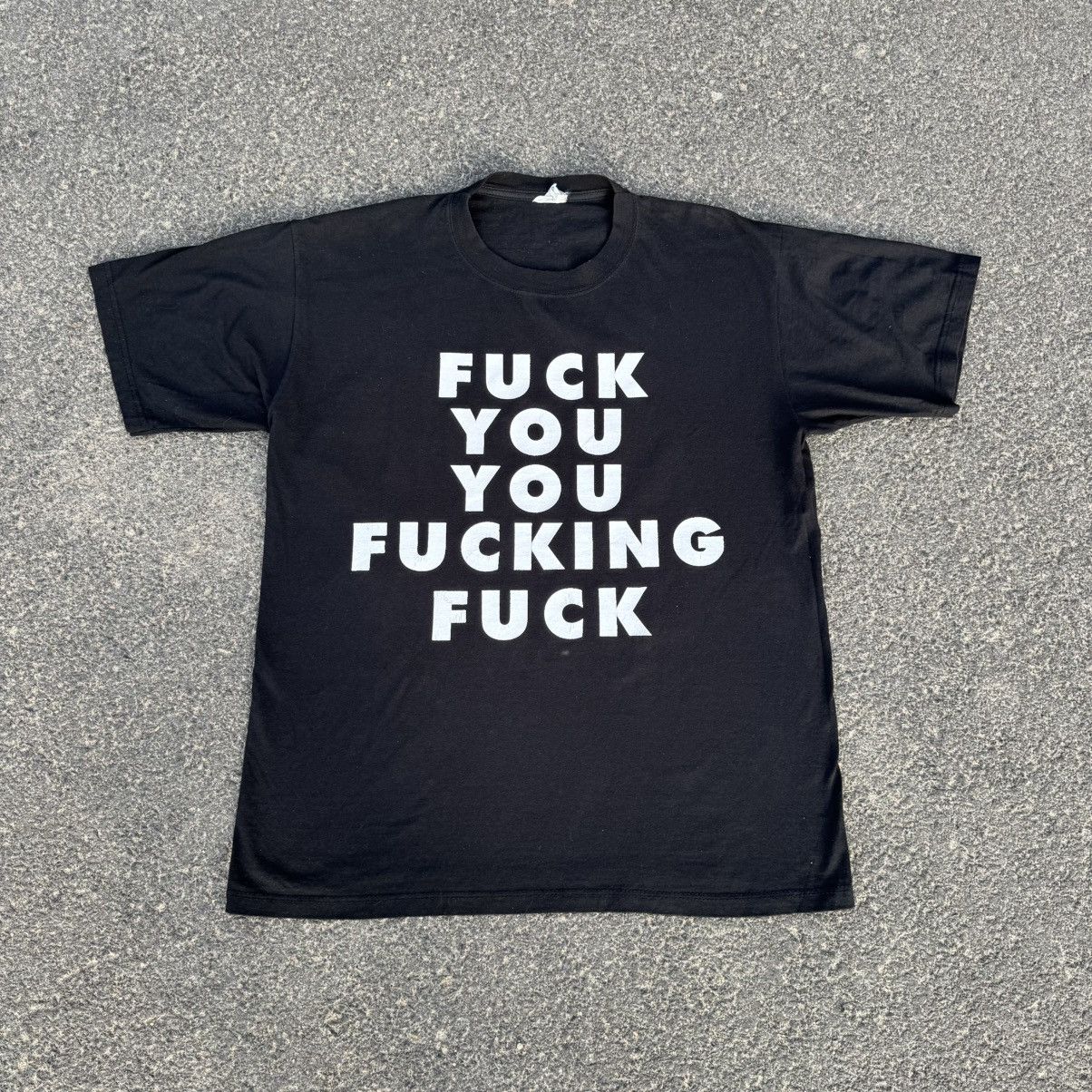 Japanese Brand Vintage FUCK YOU YOU FUCKING FUCK graphic 90s tee nsfw Size US L / EU 52-54 / 3 - 2 Thumbnail