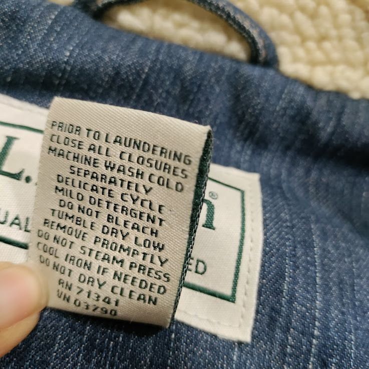 Vintage L.L. Bean Utility Prarie Long Sleeve Button Front Trucker Ja Size US L / EU 52-54 / 3 - 7 Thumbnail