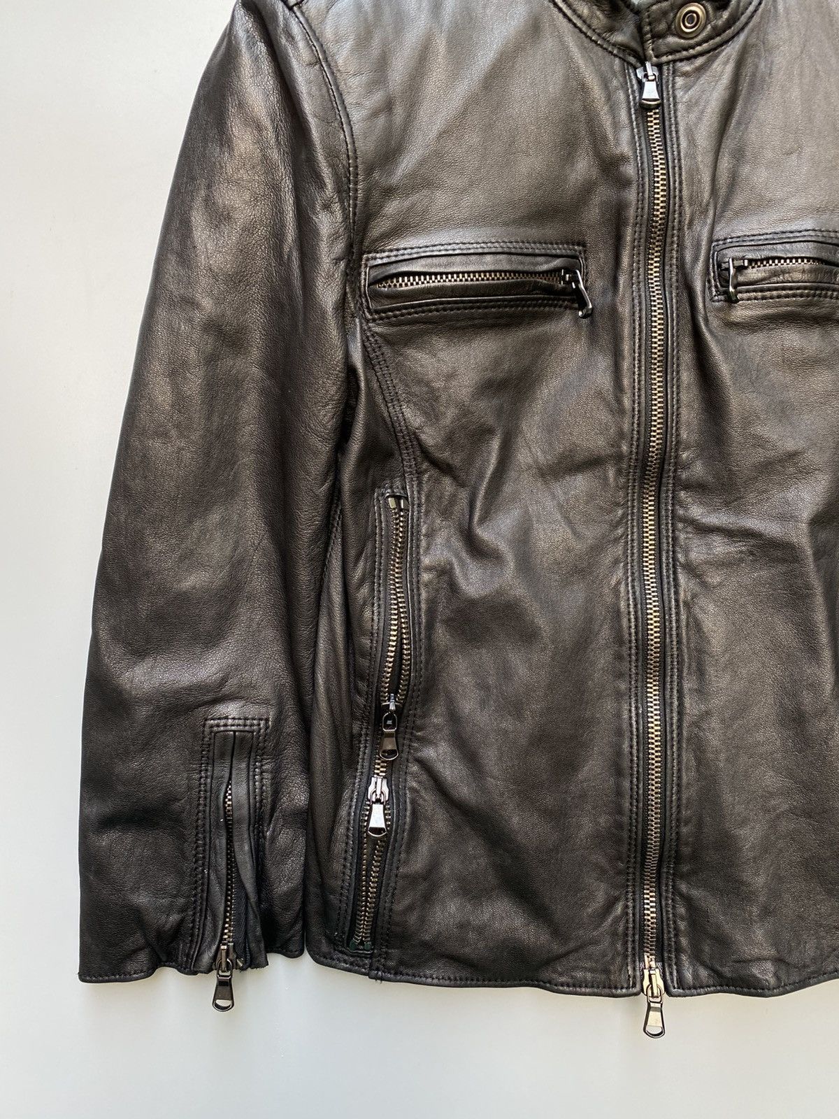 R13 R13- Moto Biker Leather Jacket Size S / US 4 / IT 40 - 7 Thumbnail