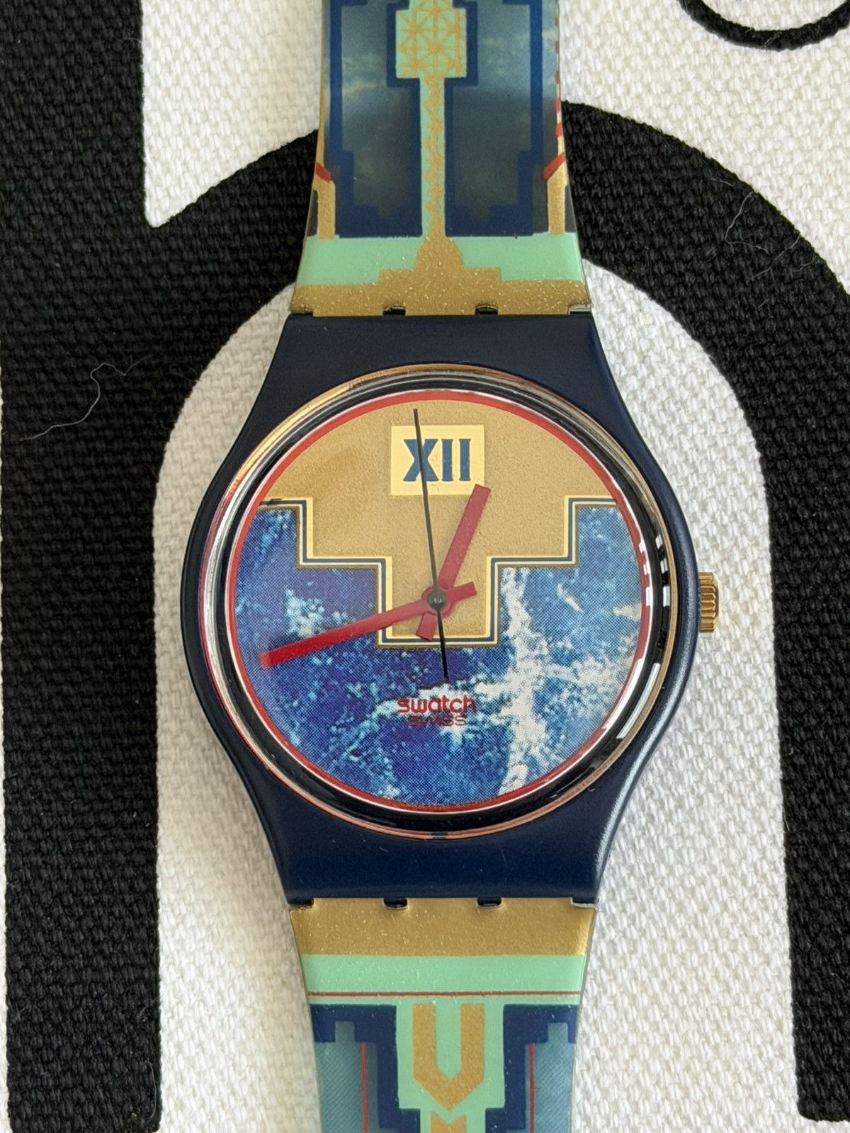 Swatch Swatch Gent "Blue Flamingo" GN114 Size ONE SIZE - 1 Thumbnail