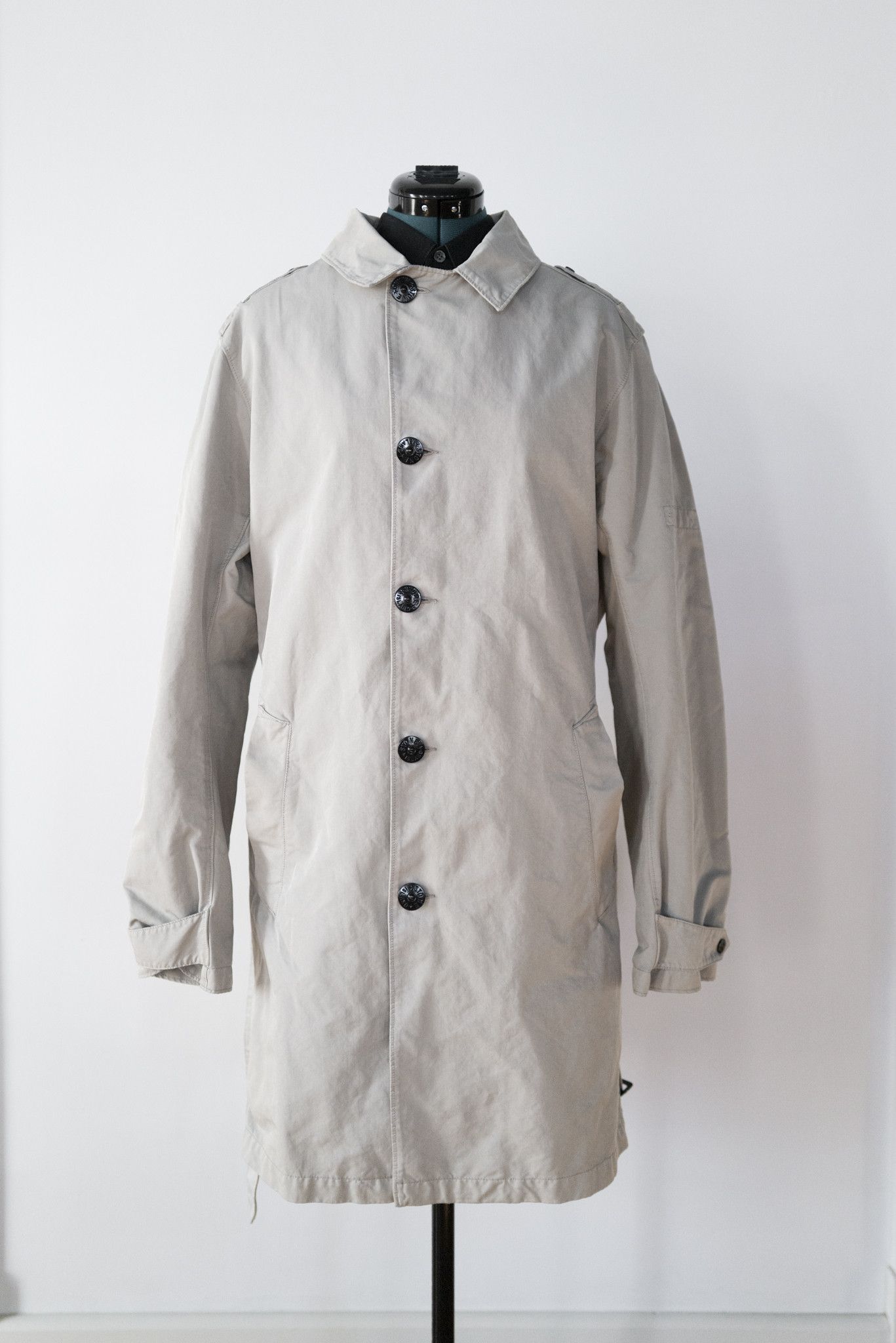 Stone Island VINTAGE STONE ISLAND PARKA 65/35 POLY/NYLON BEIGE SZ. XL Size US XL / EU 56 / 4 - 1 Thumbnail