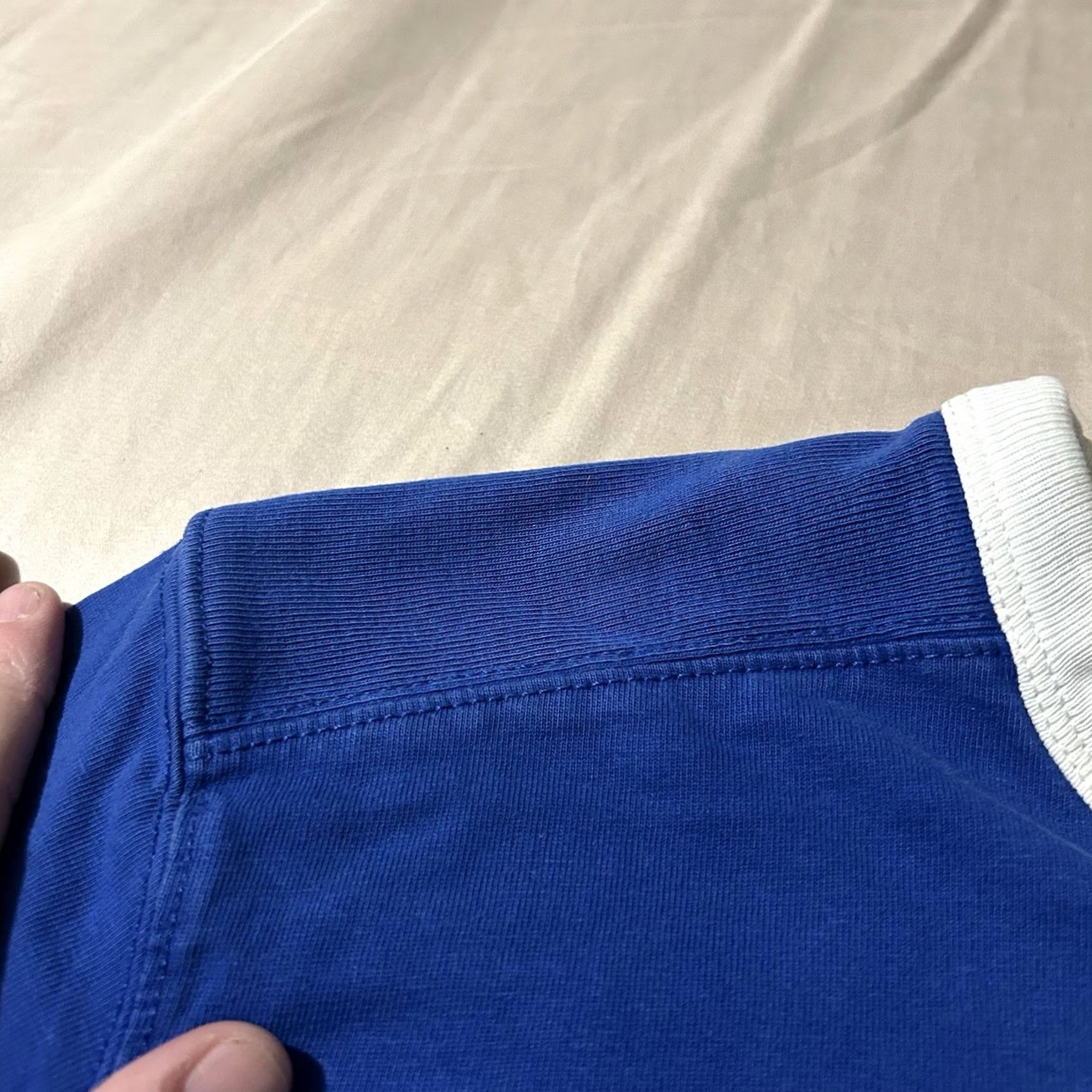 Abercrombie & Fitch VINTAGE Abercrombie & Fitch Moose Long Sleeve Ringer Shirt Size S Blue Mens Small Size US S / EU 44-46 / 1 - 6 Thumbnail