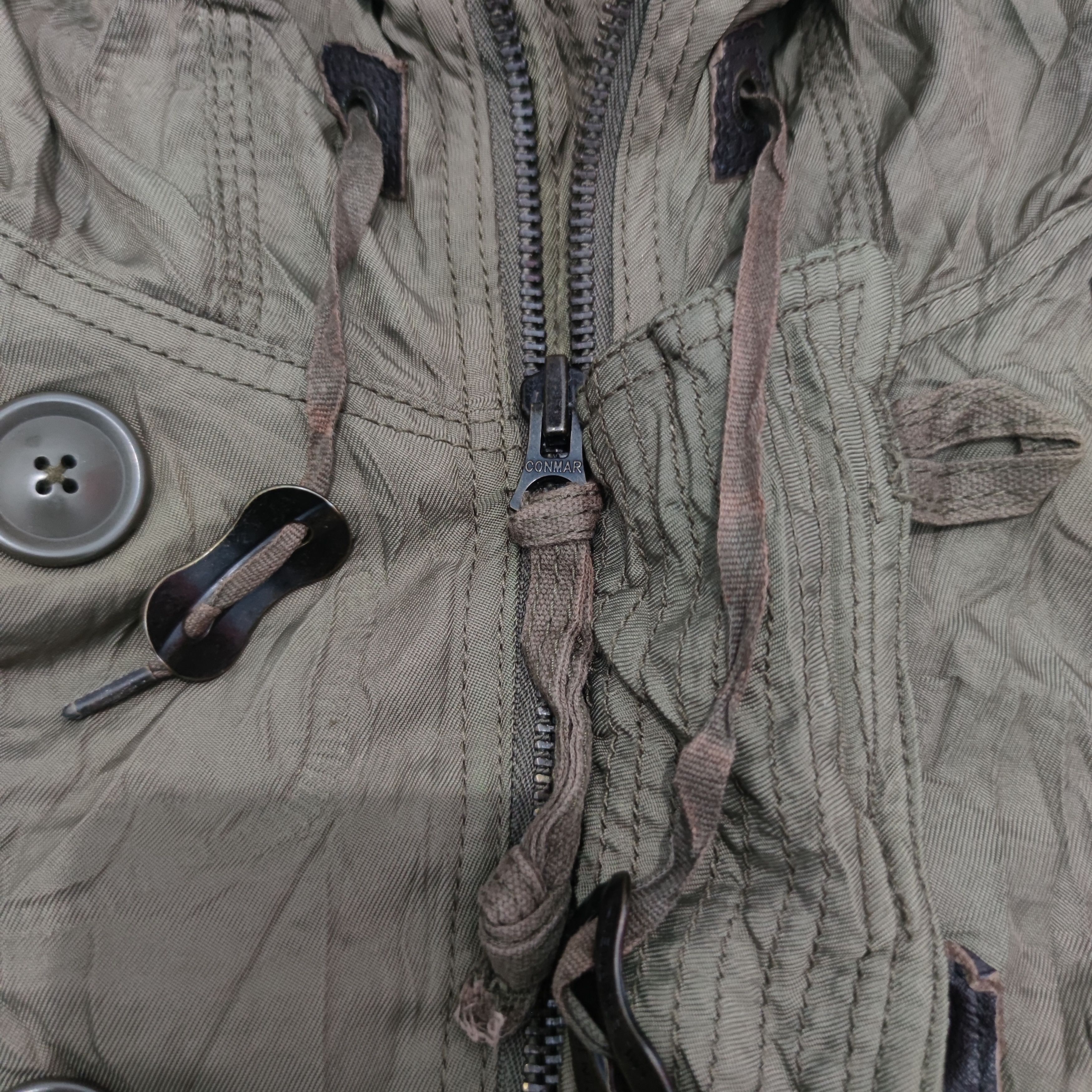 If Six Was Nine 2000s Japanese Brand G.O.A Racoon Fur Hoodie Military Jacket Size US M / EU 48-50 / 2 - 8 Thumbnail