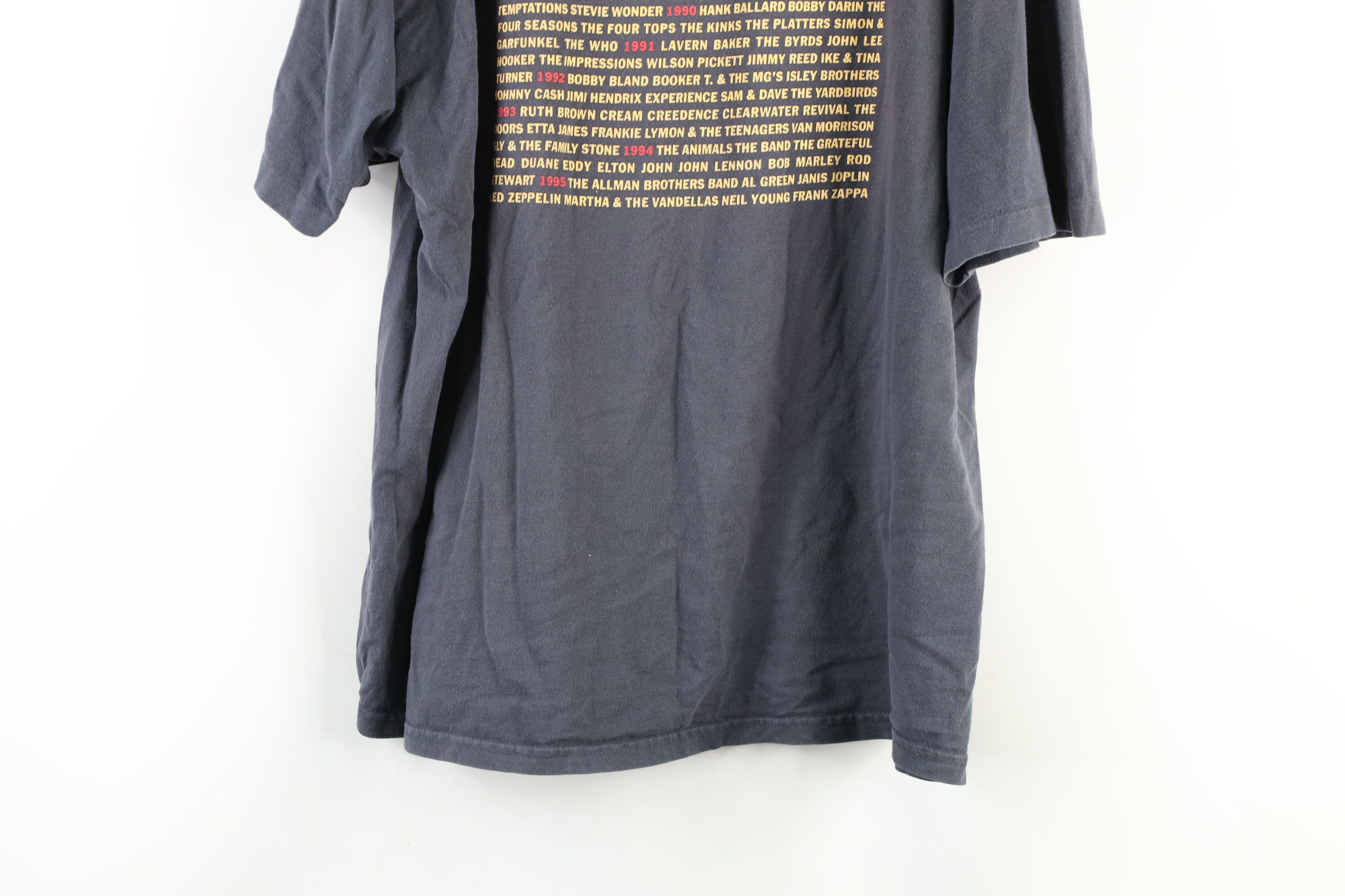 Vintage Vintage 90s Rock N Roll Hall of Fame T-Shirt Gray USA Size US XXL / EU 58 / 5 - 7 Thumbnail