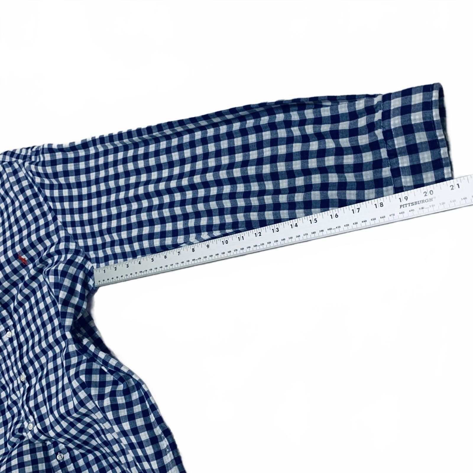 Polo Ralph Lauren Ralph Lauren Men's L Blue White Checkered Shirt Size US L / EU 52-54 / 3 - 12 Thumbnail