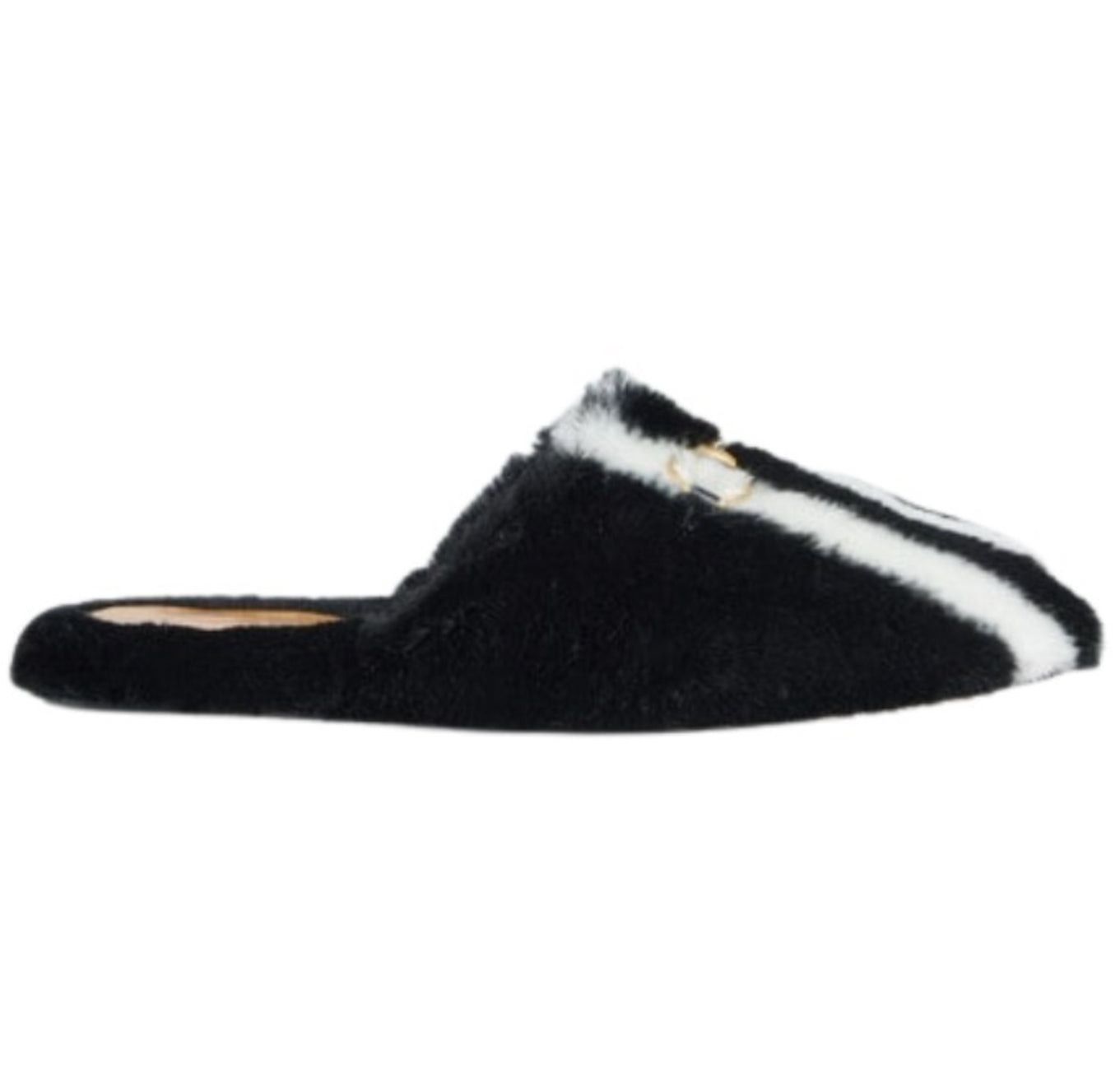 image of Gucci X Adidas Horsebit Slippers Size 41 in Black, Women's