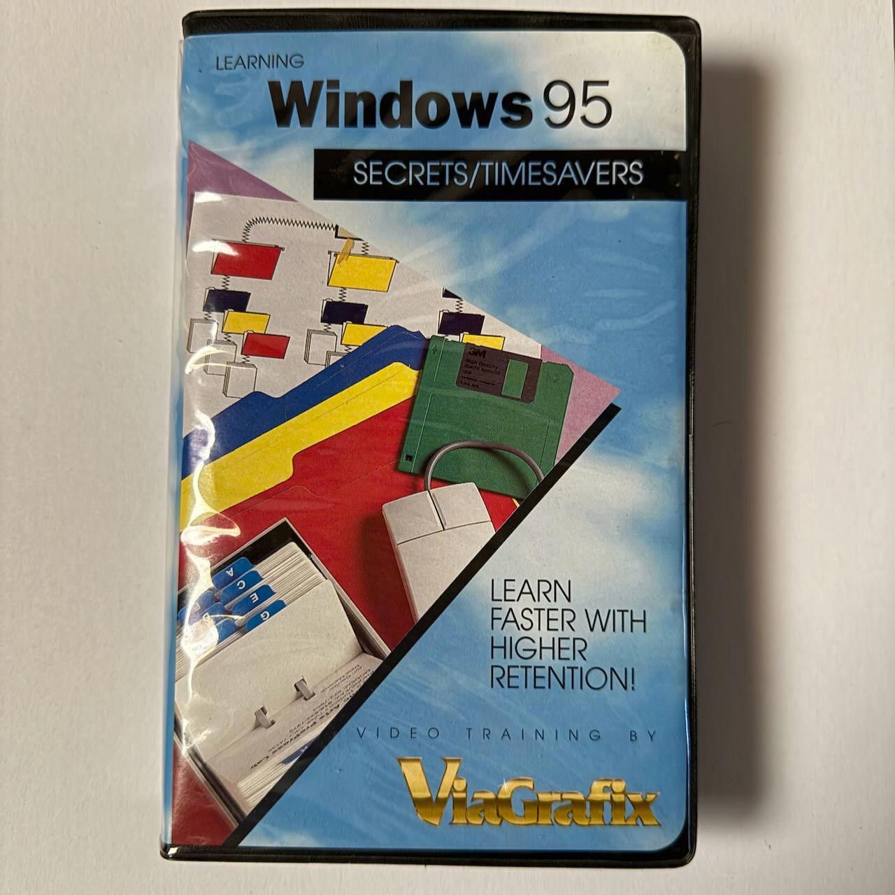 Other RARE ViaGrafix Learning Windows 95 Secrets VHS CIB Size ONE SIZE - 1 Thumbnail