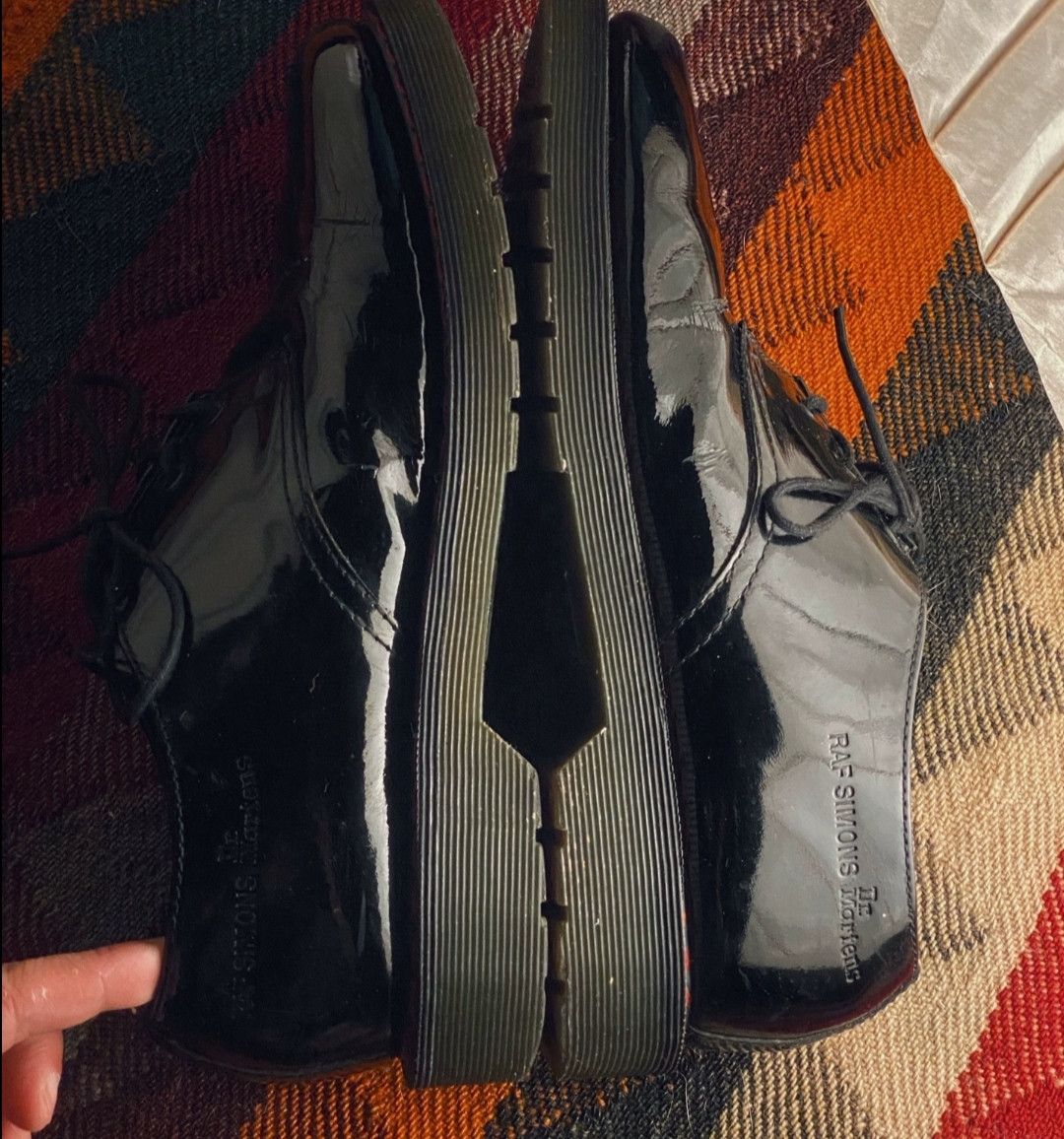 Raf Simons Raf simons co-branded Dr. Martens 2009SS black brogues Size US 7.5 / EU 40-41 - 3 Thumbnail