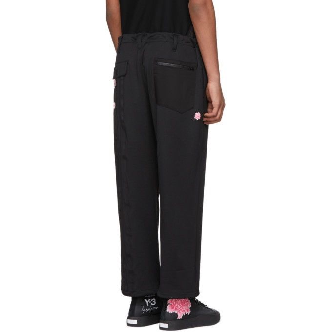 Adidas × Y-3 × Yohji Yamamoto Adidas Y-3 x James Harden Men Wide pants pink flower black Size US 34 / EU 50 - 2 Thumbnail
