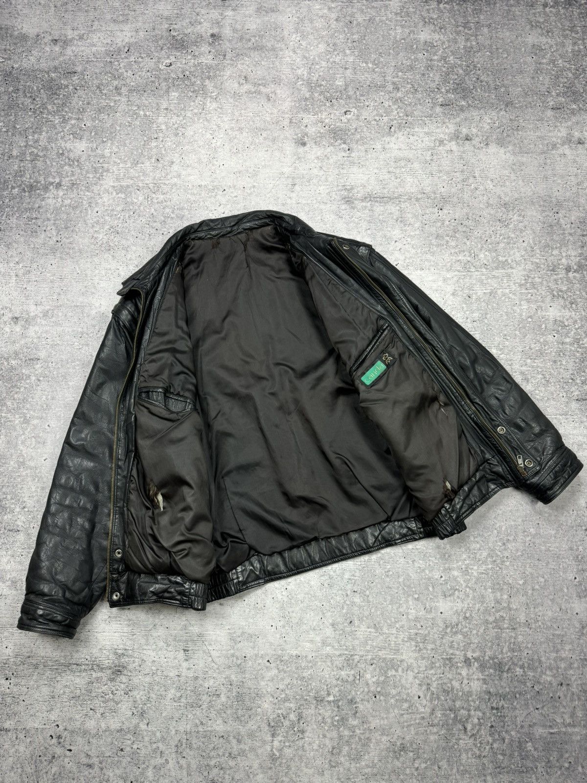 Genuine Leather Vintage Aviator Top Gun Genuine Leather Bomber Jacket - Vest Size US M / EU 48-50 / 2 - 13 Thumbnail