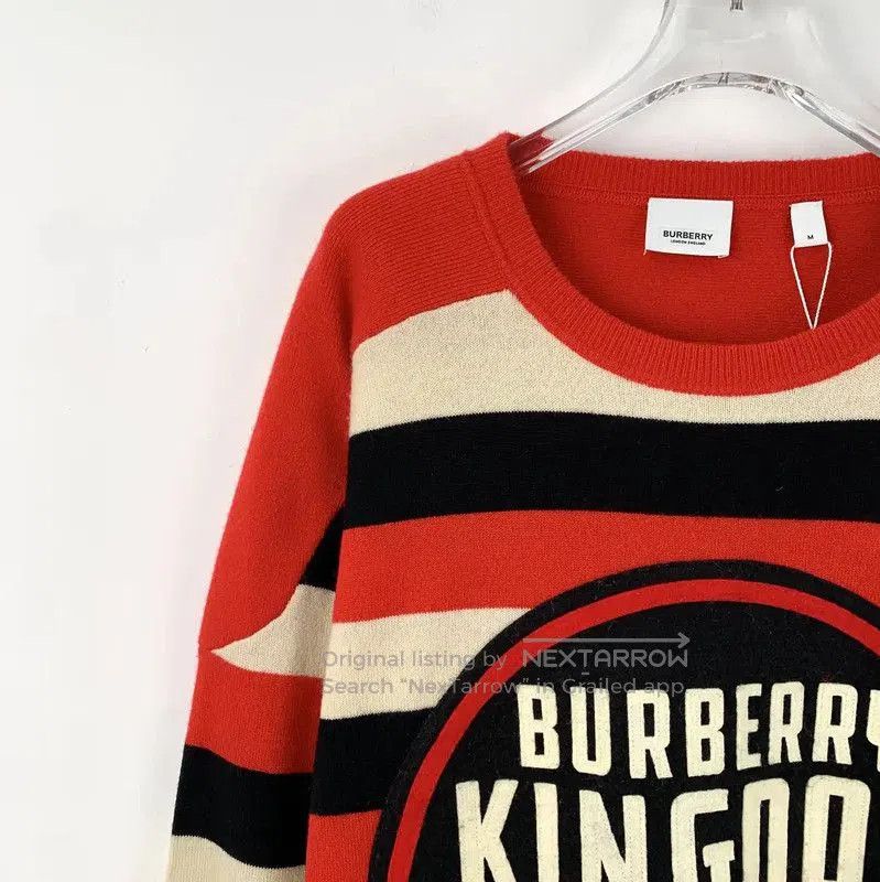 Burberry Burberry Colorblock Cashmere Knit Sweater. Size M / US 6-8 / IT 42-44 - 3 Thumbnail