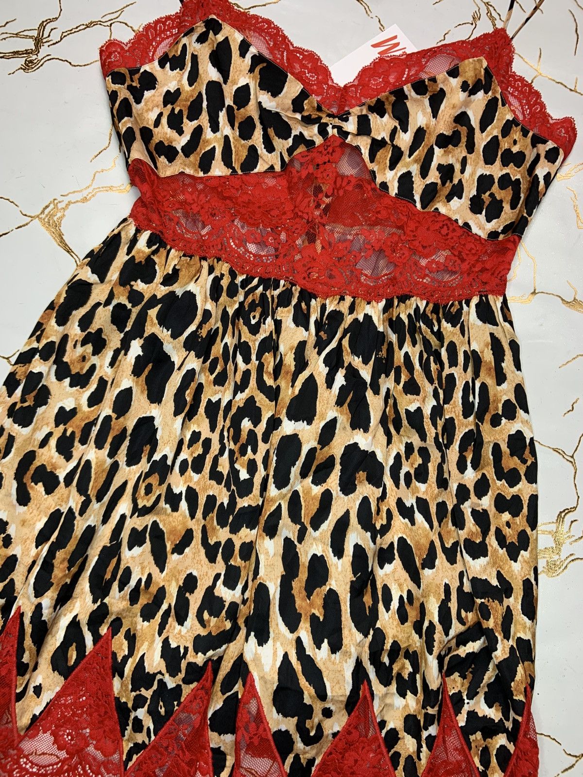 H&M × Paco Rabanne New RABANNE x HM Tan Animal Print Dress Small EU 38 Size S / US 4 / IT 40 - 7 Thumbnail