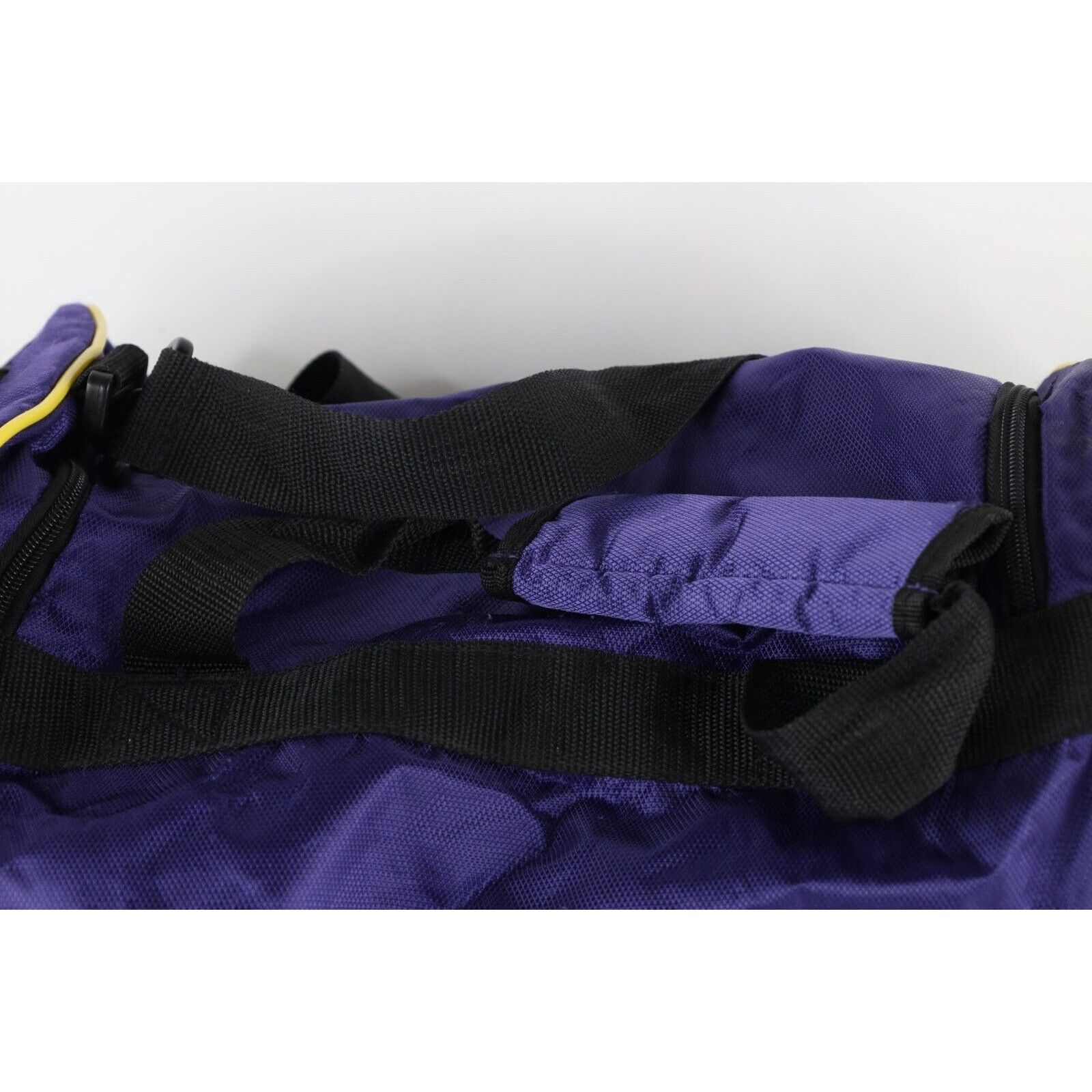 Adidas × Vintage Vintage 90s Adidas Distressed Big Logo Handled Duffel Bag Size ONE SIZE - 8 Thumbnail