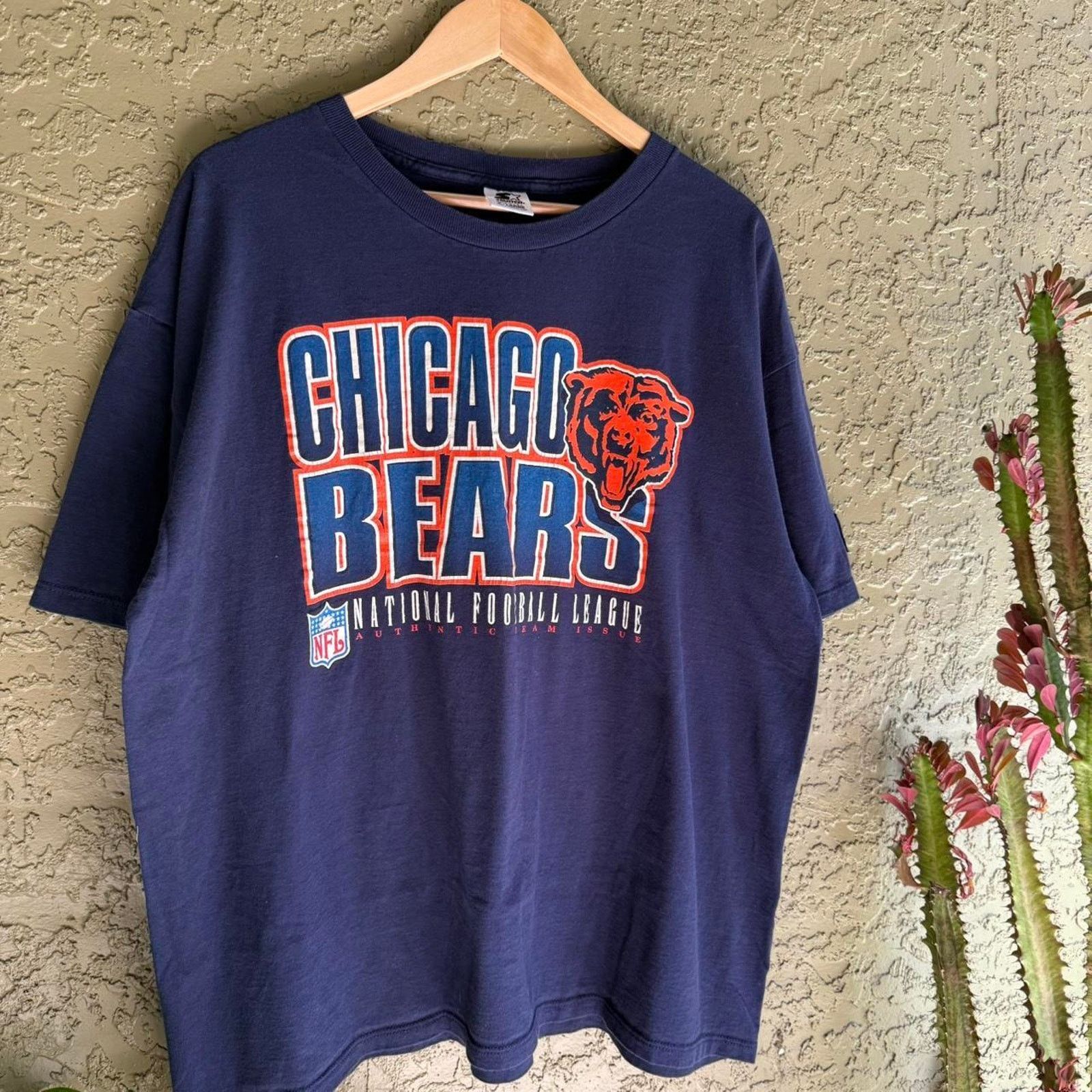 Starter Vintage Starter NFL Chicago Bears Football Men's XL Tee Size US XL / EU 56 / 4 - 1 Thumbnail