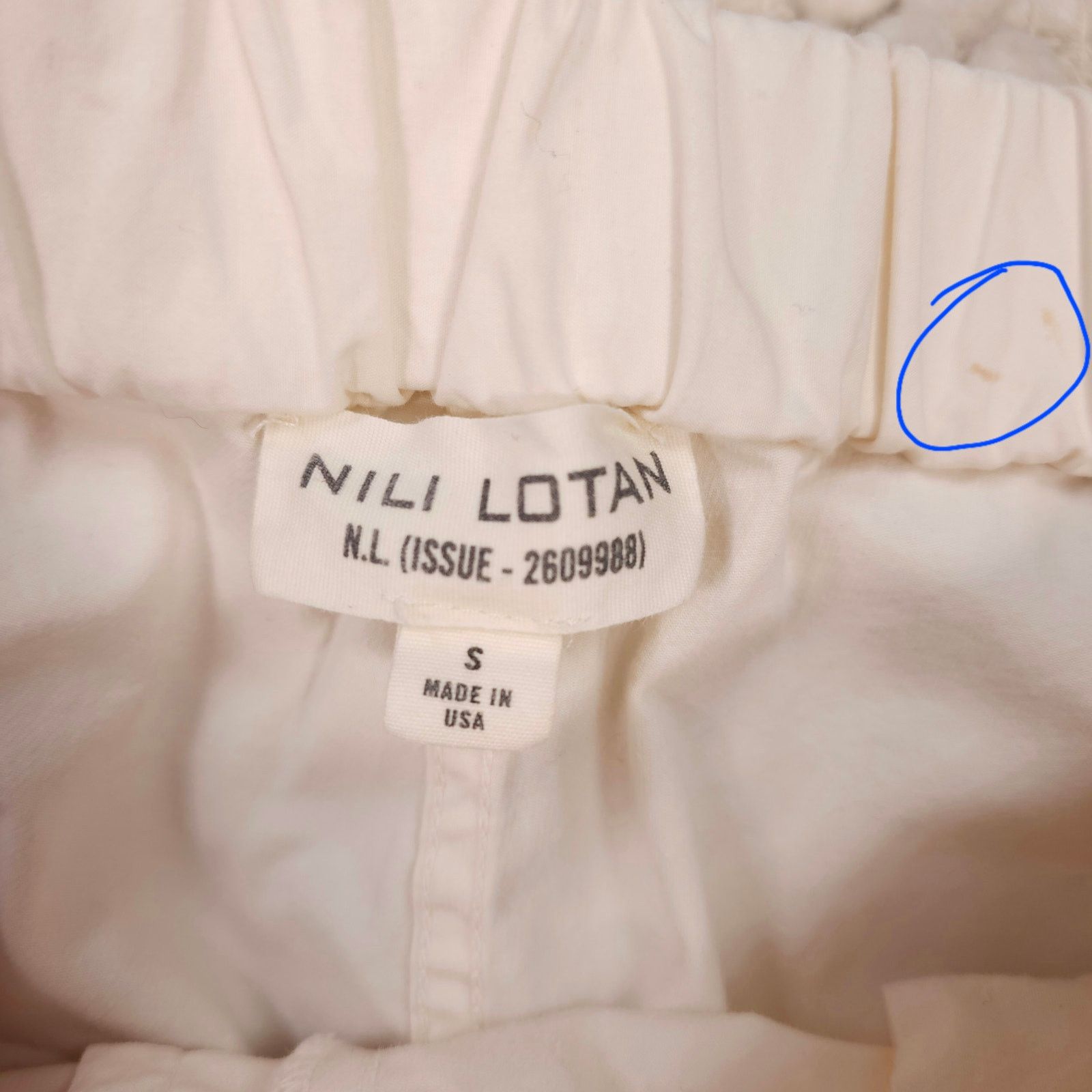 Nili Lotan Nili Lotan Casablanca Pant Eggshell Sz Small Size 27" / US 4 / IT 40 - 8 Thumbnail