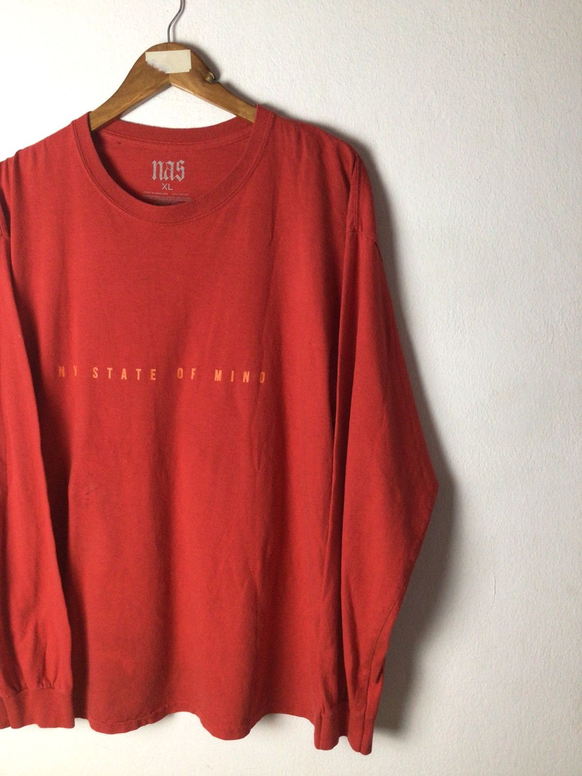 Nas × Rap Tees × Wu-Tang Clan Nas Ny state of mind long sleeve Size US XL / EU 56 / 4 - 3 Thumbnail