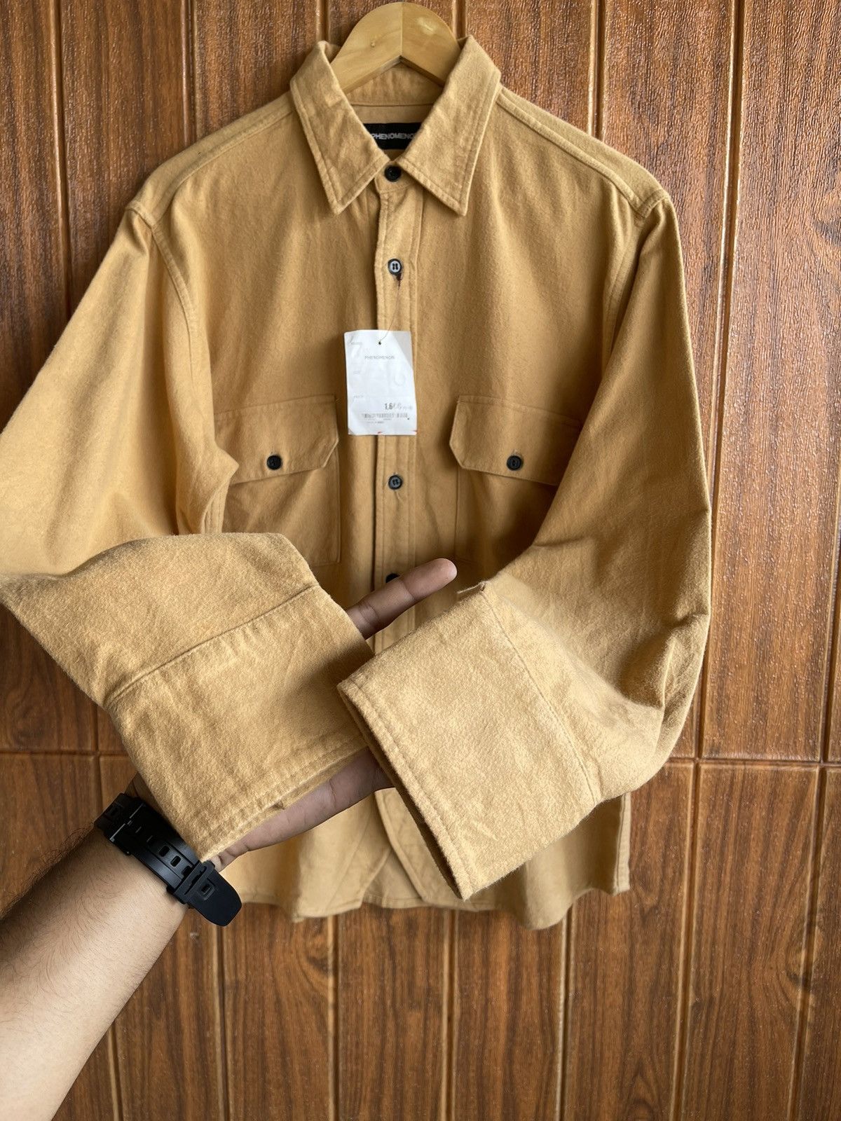PHENOMENON AW10🔥PHENOMENON🔥Chambray Shirt Button Up Japan Size US L / EU 52-54 / 3 - 4 Thumbnail
