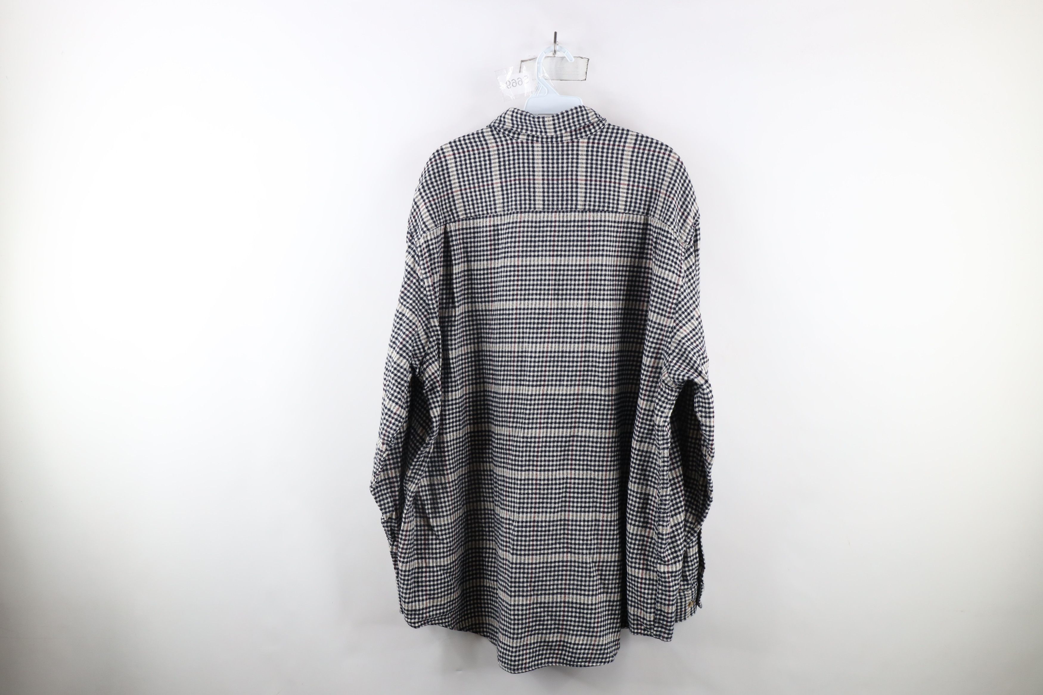 Vintage Vintage 90s Streetwear Collared Button Down Shirt Plaid Size US XXL / EU 58 / 5 - 7 Thumbnail