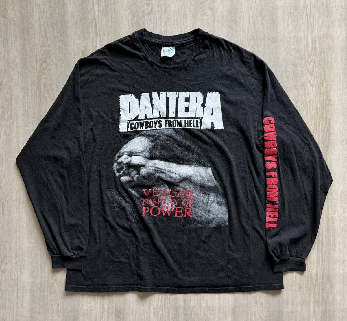 Vintage Vintage 90s Pantera Vulgar Display of Power Cowboys …sz XL Size US XL / EU 56 / 4 - 1 Thumbnail