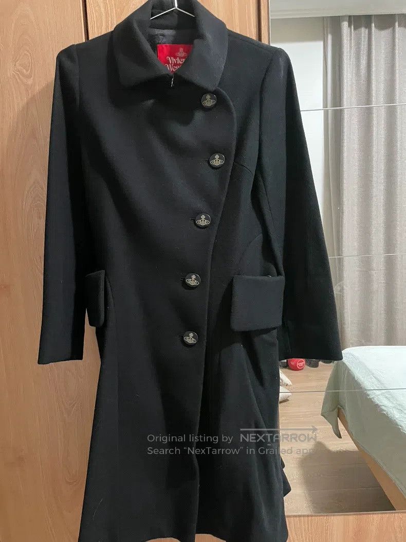 Vivienne Westwood Single-Breasted Tweed Overcoat