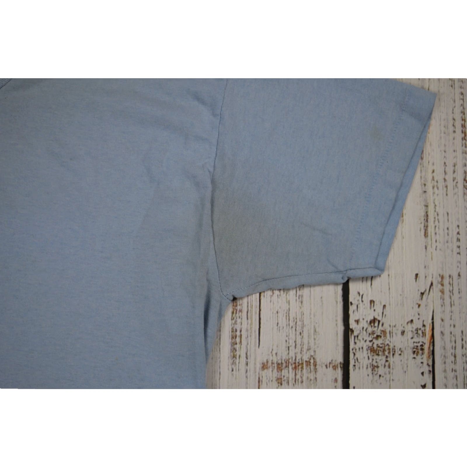 Vintage Vintage 1980s TEE SWING Unisex Blue Cotton-Blend Graphic T-Shirt XL 80s Humor Birthday Mens Size US XL / EU 56 / 4 - 2 Thumbnail