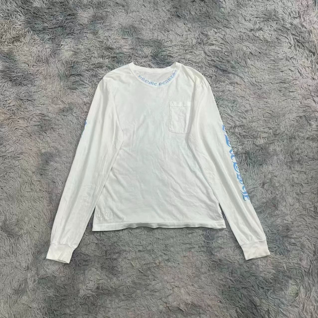 Chrome Hearts Chrome Hearts White Long Sleeve Top Size US S / EU 44-46 / 1 - 1 Thumbnail