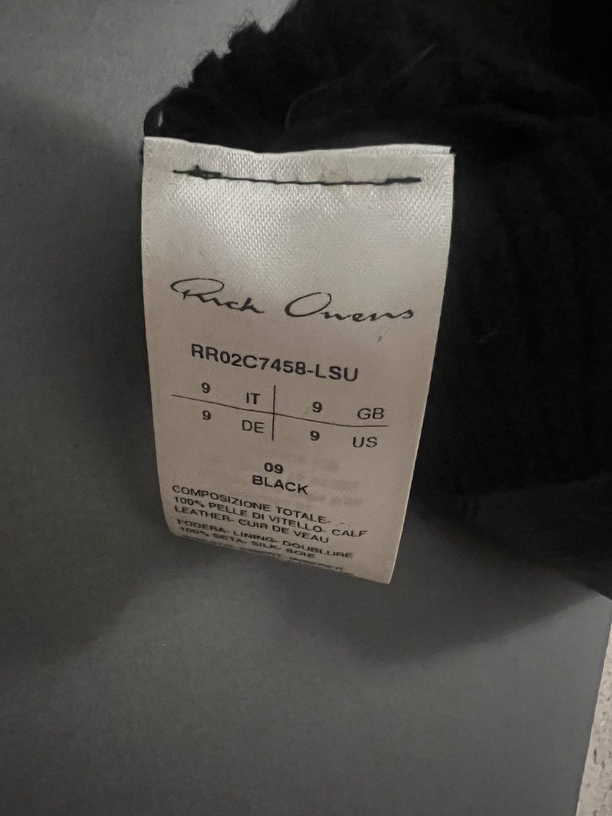 Rick Owens Rick Owens gloves Size ONE SIZE - 4 Thumbnail