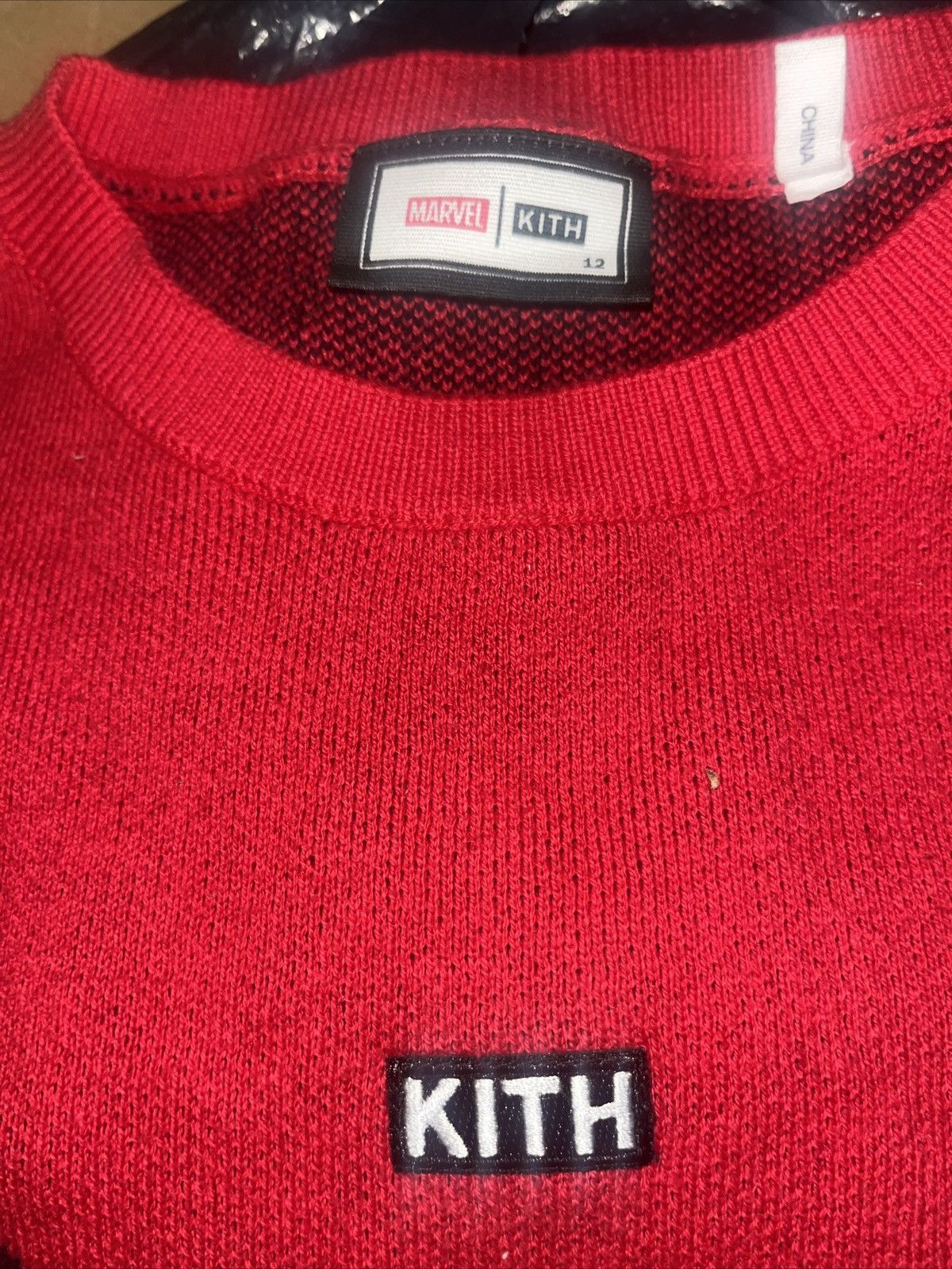 Kith × Marvel Comics Kith x Spider- Man Kids “hero” Knit Crew - Retro Size 12 Size US XXS / EU 40 - 2 Thumbnail