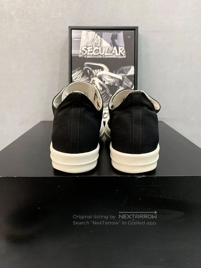 Rick Owens Rick Owens Black and White Low Top Sneakers. Size US 10 / EU 43 - 7 Thumbnail