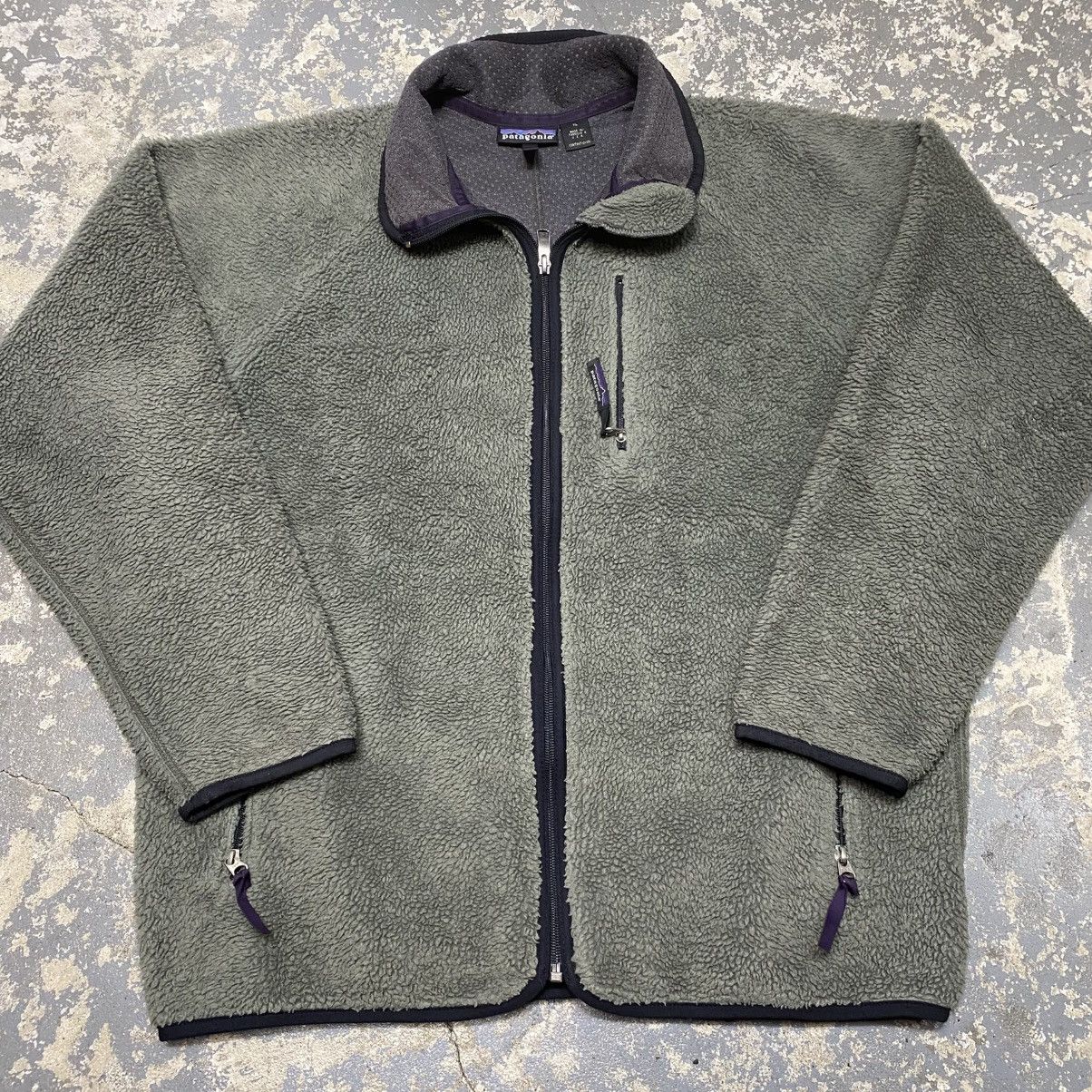 Patagonia × Vintage Vintage Patagonia Deep Pile Retro X Zip Up Fleece Sweater Size US XL / EU 56 / 4 - 10 Thumbnail