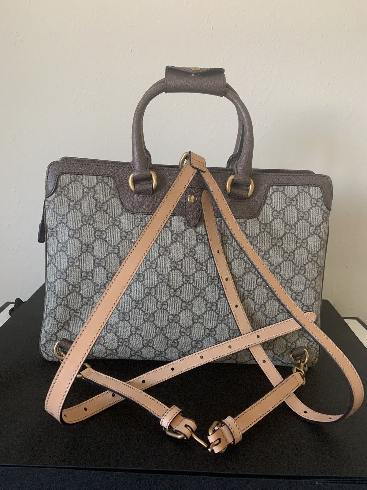 Gucci Ophidia GG Supreme Backpack/Briefcase Size ONE SIZE - 11 Thumbnail