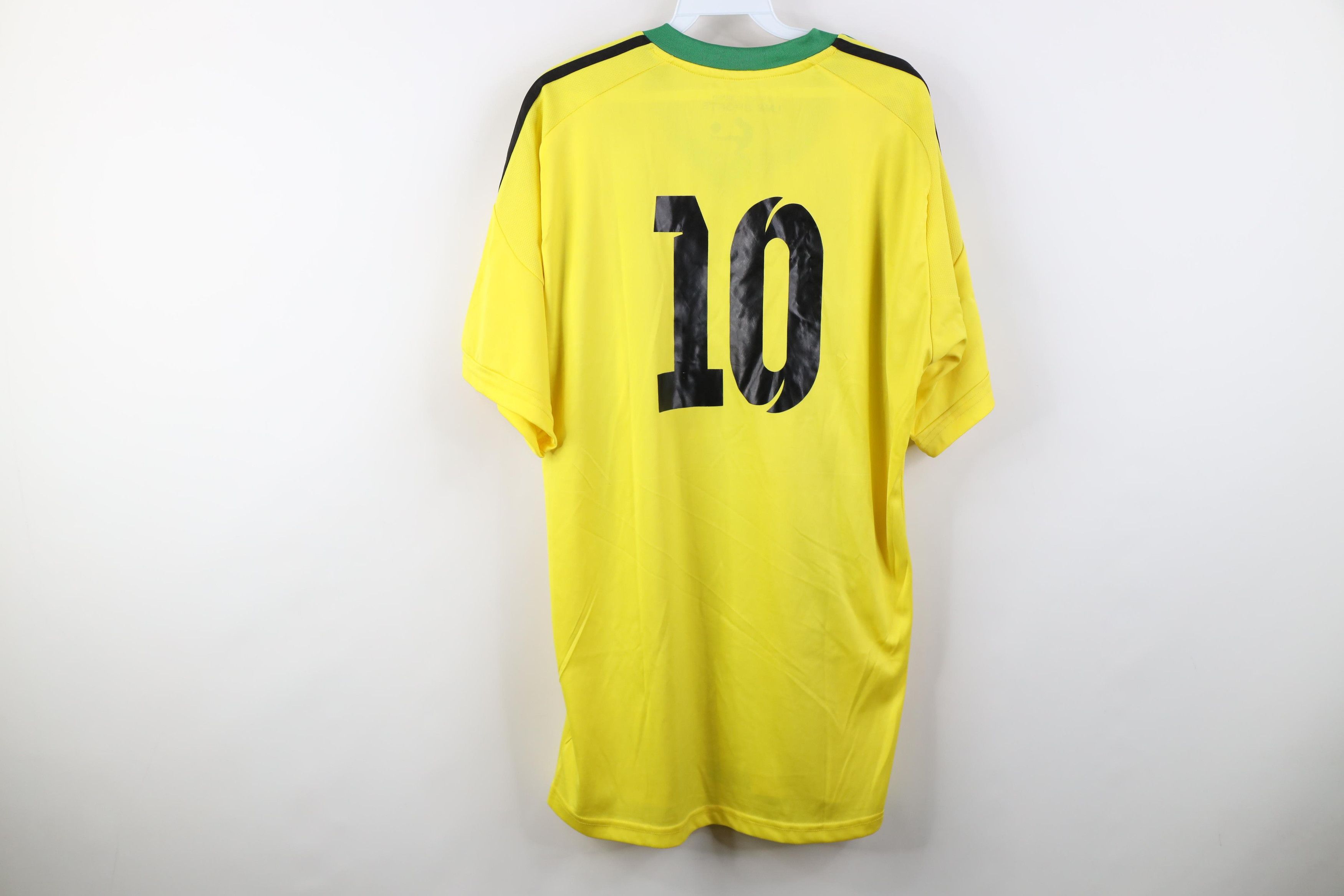 Vintage Vintage Y2K World Cup Jamaica Soccer Futbol Jersey Shirt Size US XL / EU 56 / 4 - 17 Thumbnail