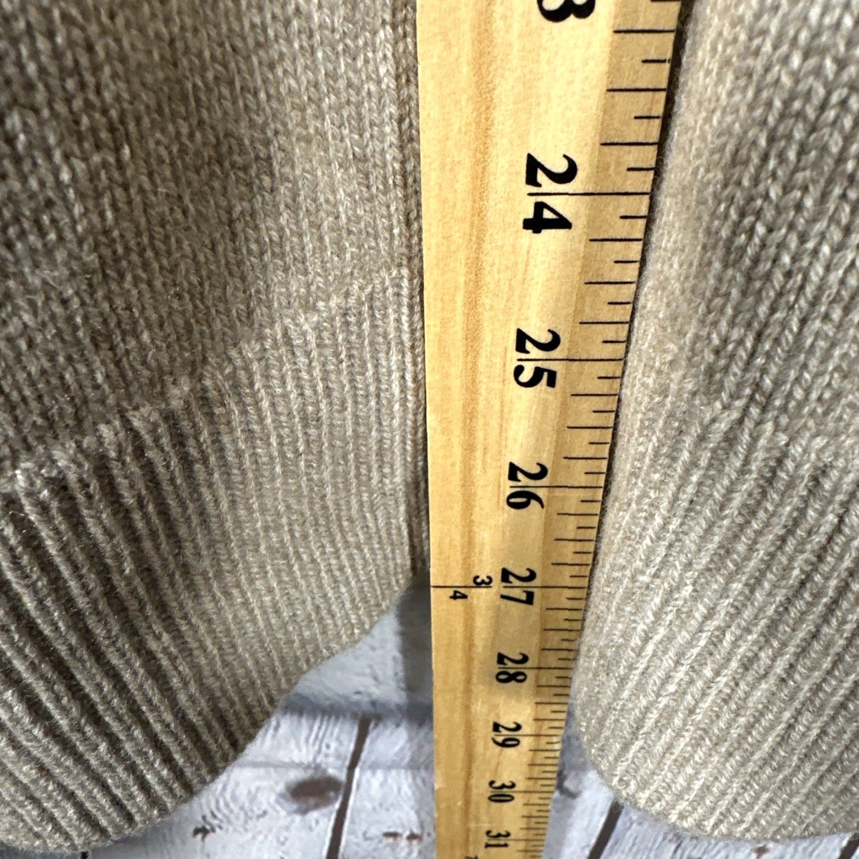 CO Collars & Co Sweater Mens 2XL Tan Napoli Mockneck Solid Knit Pullover Size US XXL / EU 58 / 5 - 7 Thumbnail
