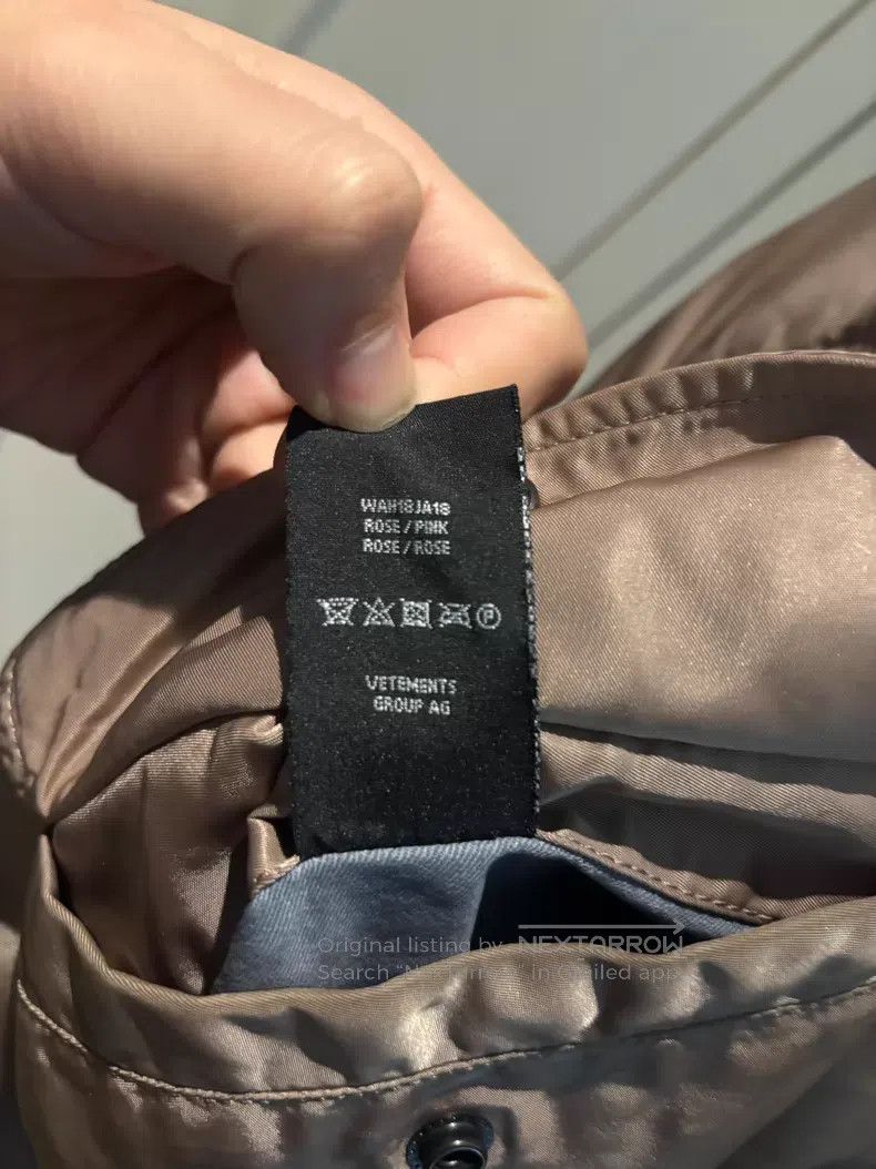 Vetements VETEMENTS Flight double-sided wear cotton jacket Size US S / EU 44-46 / 1 - 5 Thumbnail
