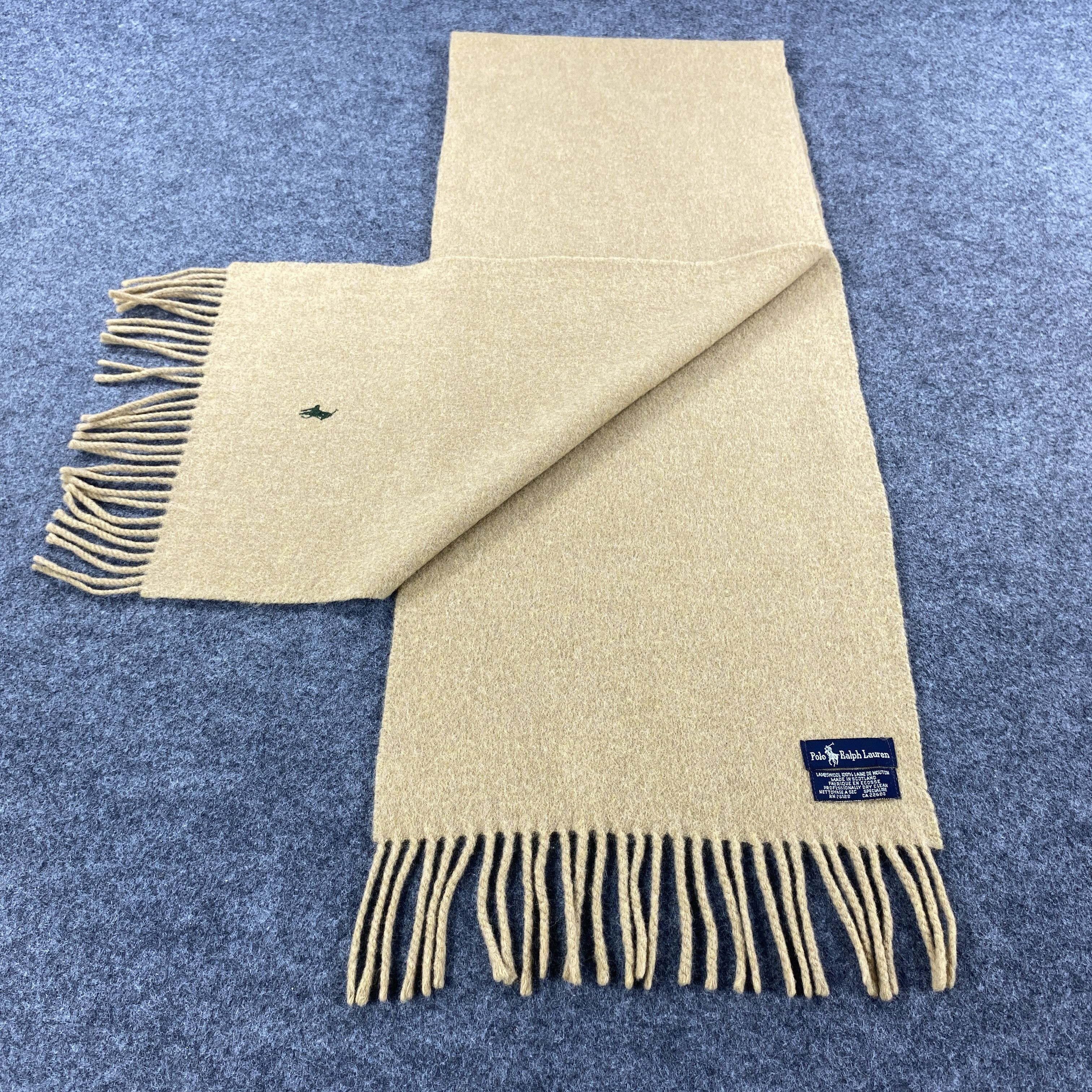 Polo Ralph Lauren × Vintage Polo Ralph Lauren Scarf # Muffler # Neckwear # D498 Size ONE SIZE - 5 Thumbnail