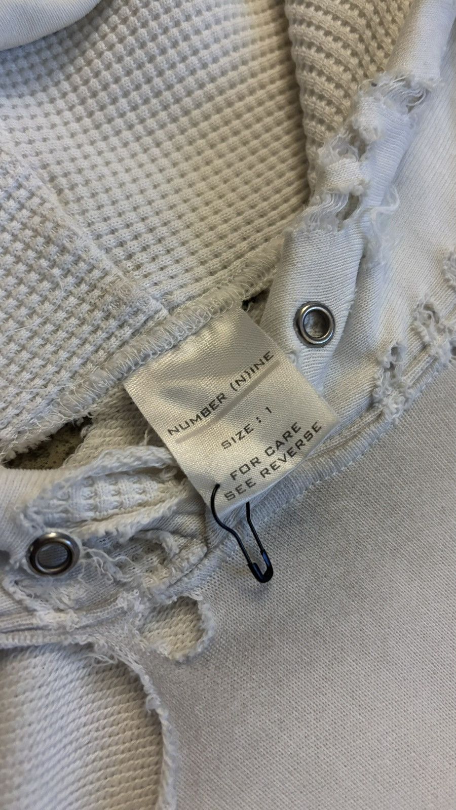Number (N)ine number (n)ine ss’02 modern age destroyed hoodie Size US M / EU 48-50 / 2 - 11 Thumbnail