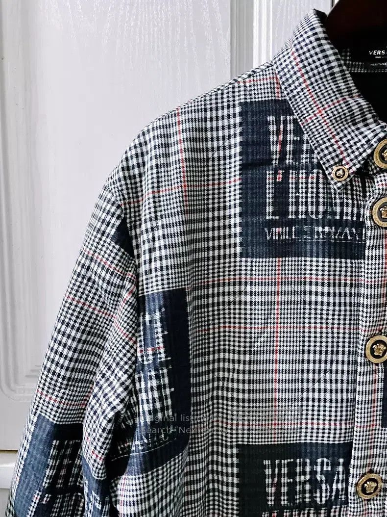 Versace Versace Collared cotton jacket Size US XXL / EU 58 / 5 - 5 Thumbnail